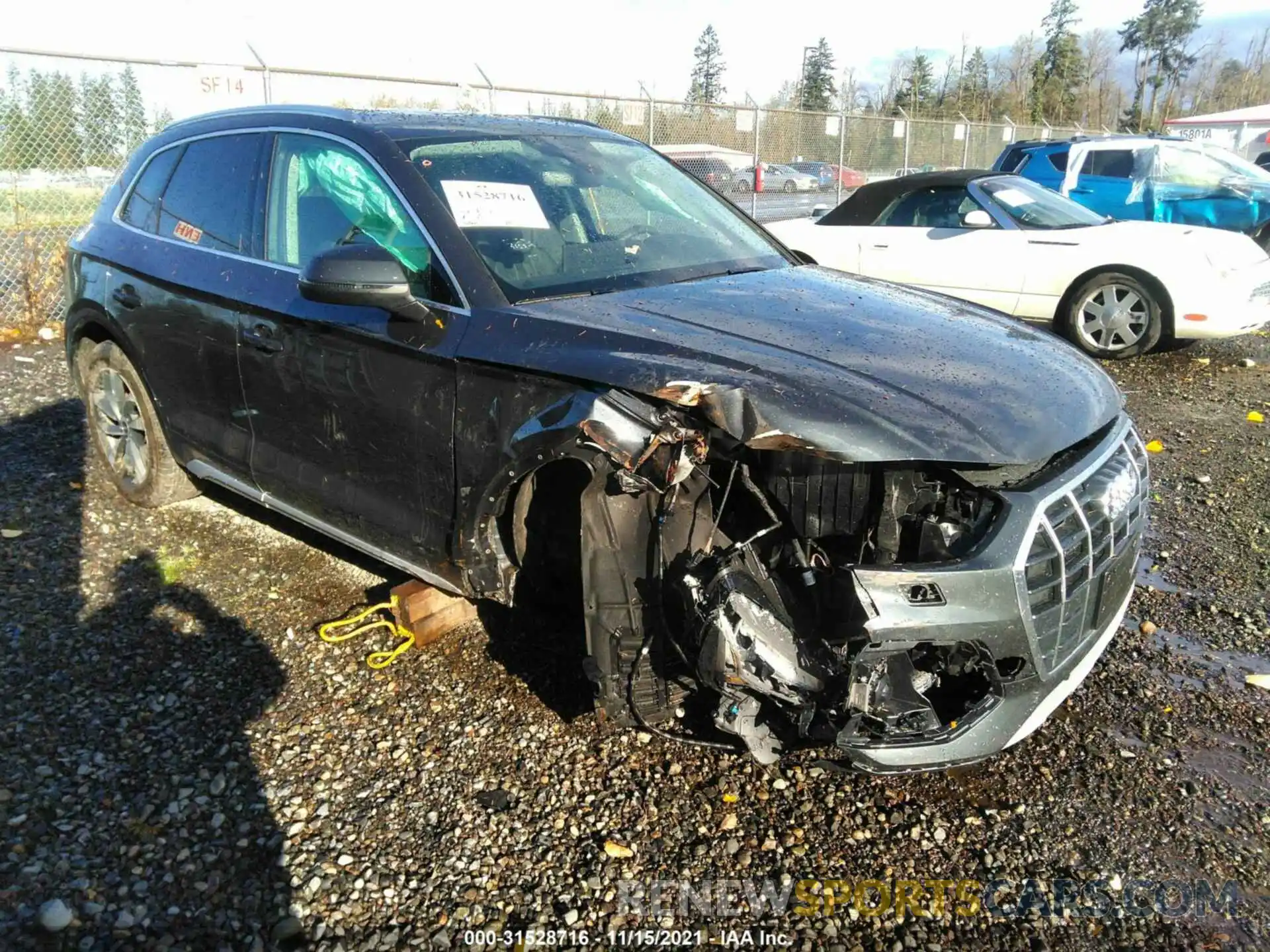 1 Photograph of a damaged car WA1CAAFY9M2058237 AUDI Q5 2021