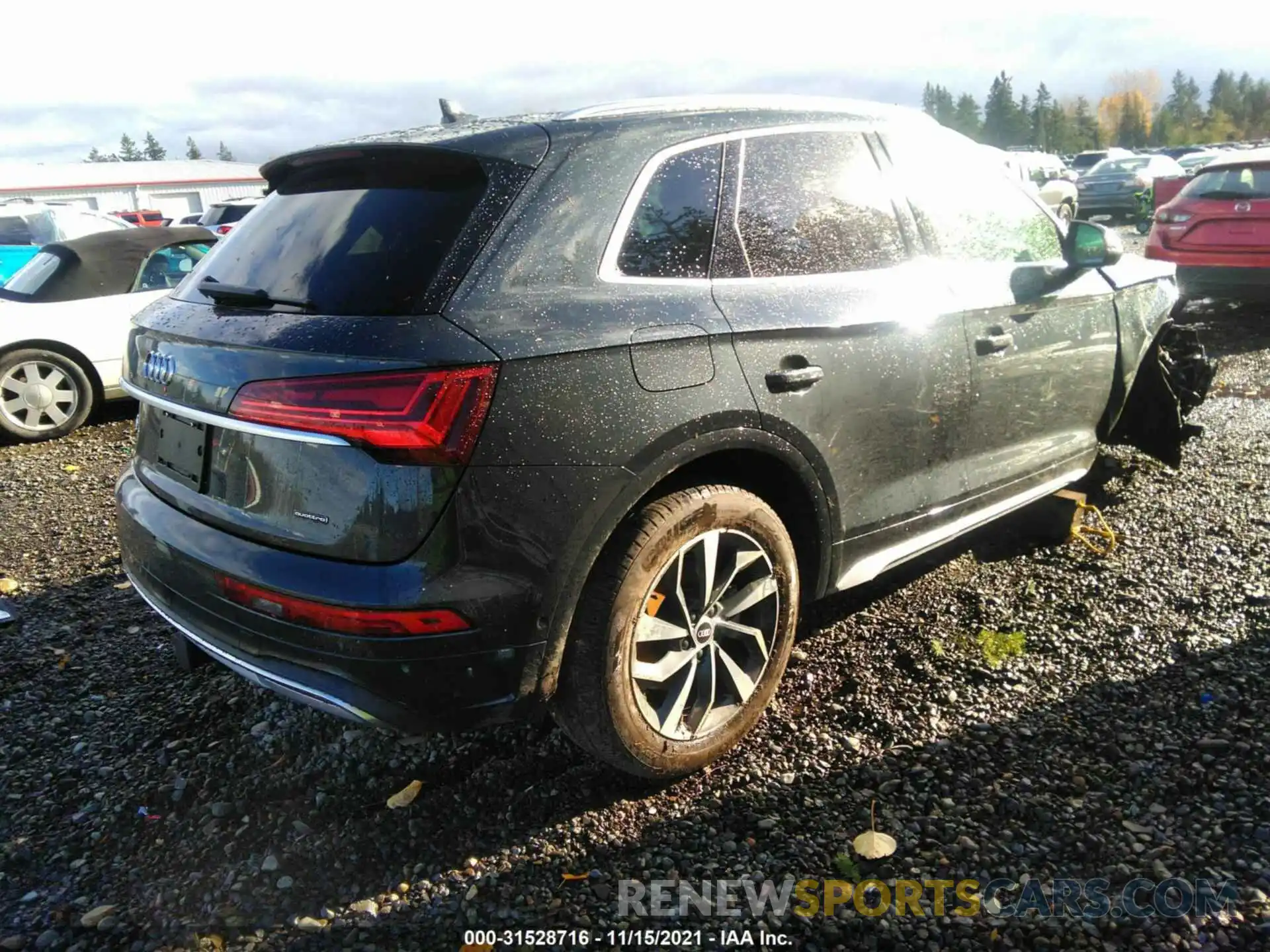 4 Фотография поврежденного автомобиля WA1CAAFY9M2058237 AUDI Q5 2021