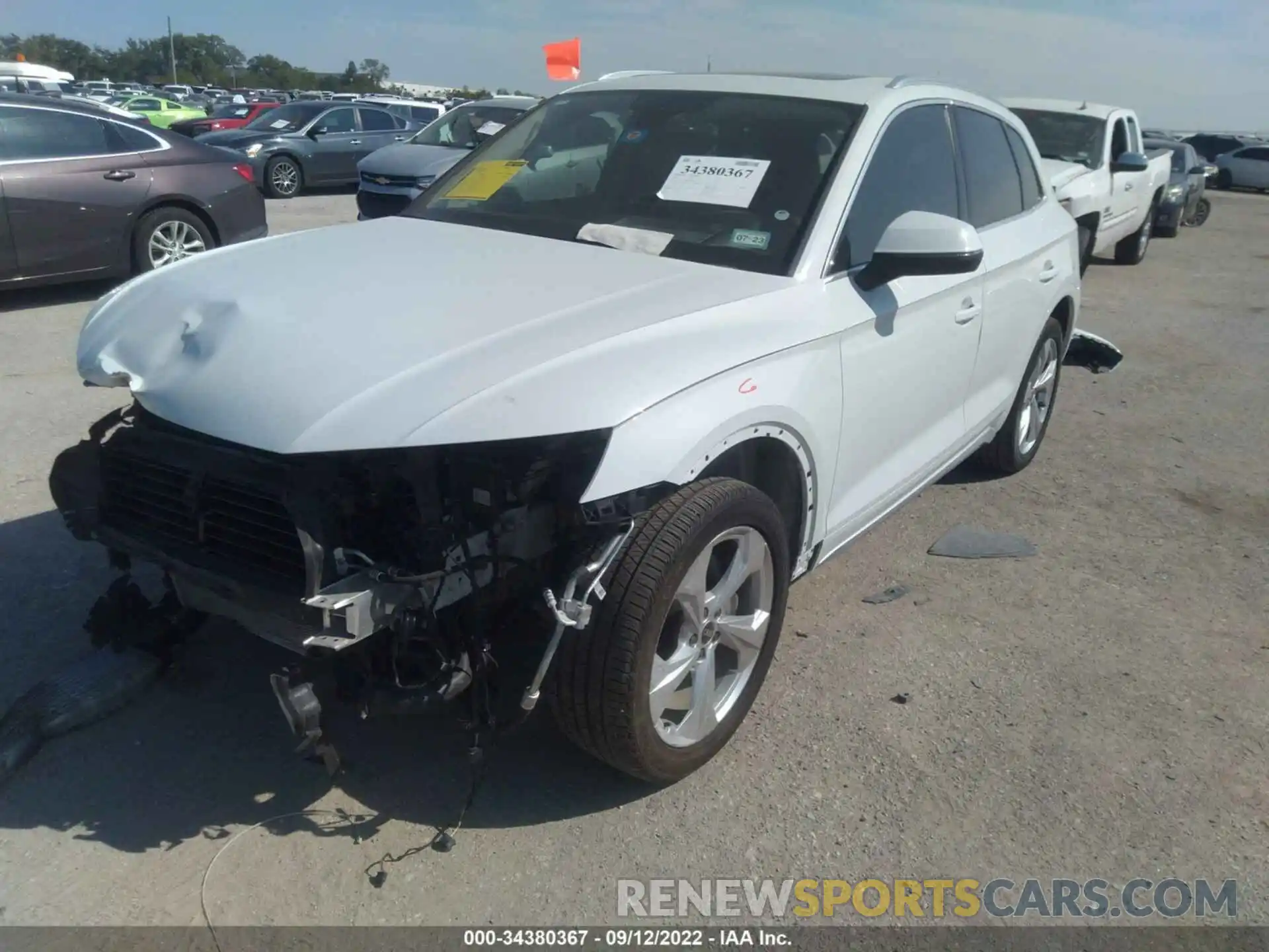 2 Photograph of a damaged car WA1CAAFY9M2080593 AUDI Q5 2021