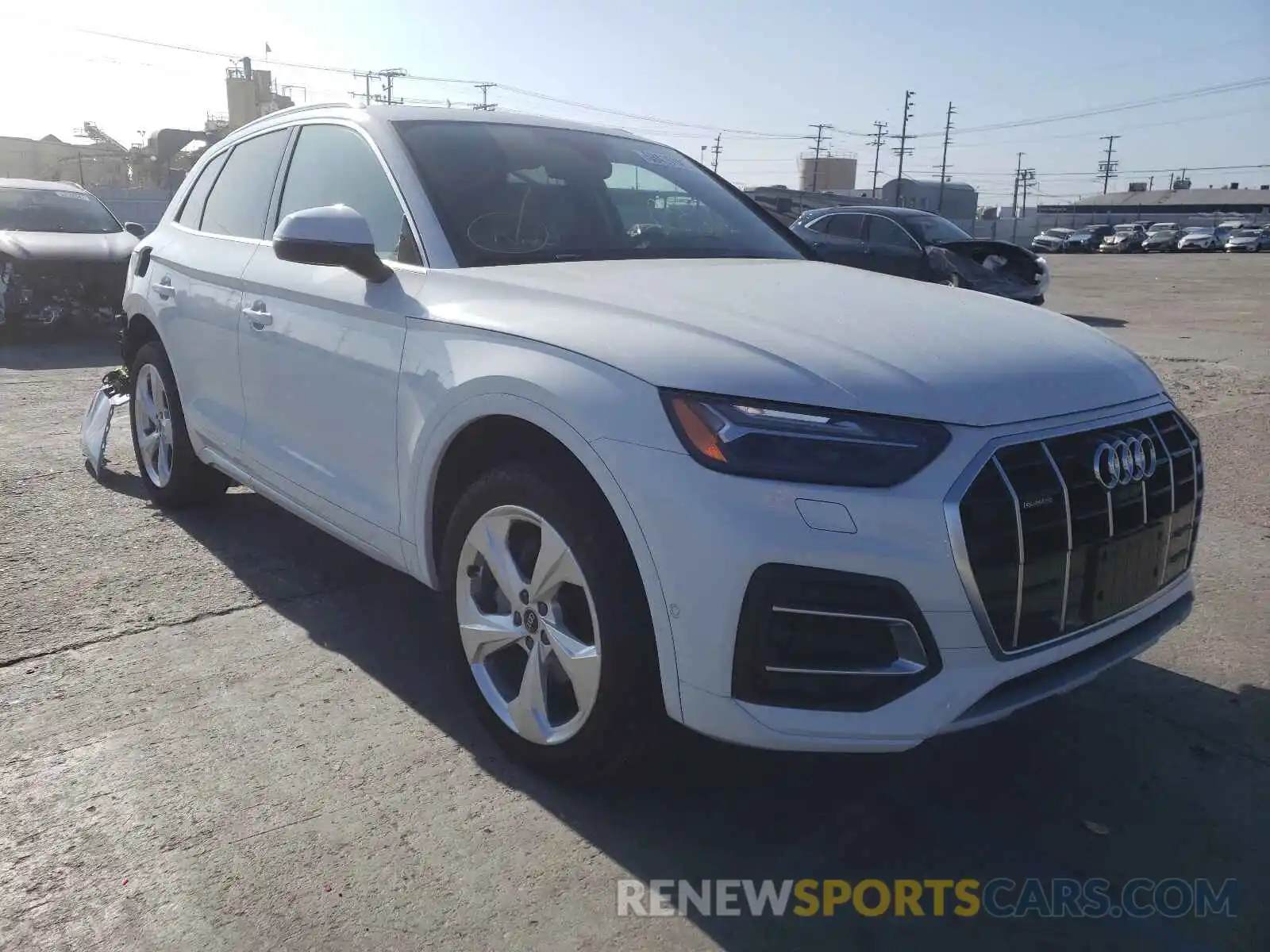 1 Photograph of a damaged car WA1CABFYXM2028394 AUDI Q5 2021