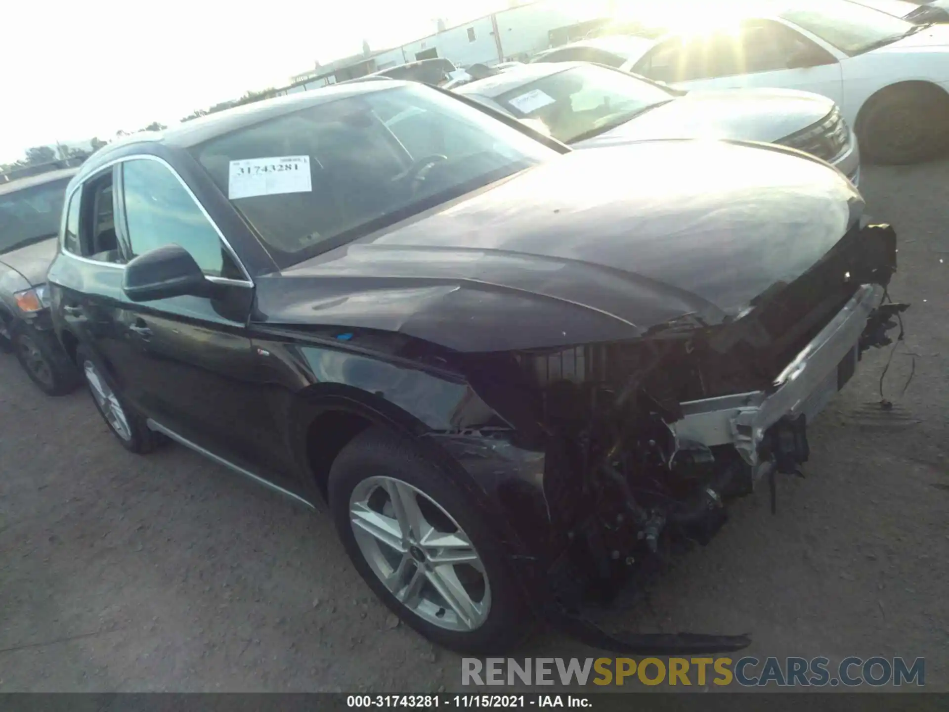 1 Photograph of a damaged car WA1E2AFY1M2042331 AUDI Q5 2021