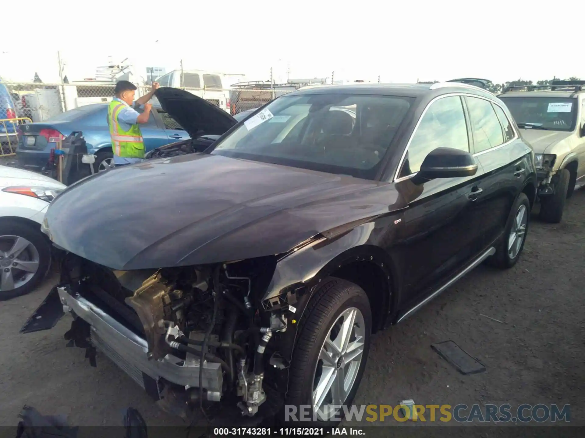 2 Photograph of a damaged car WA1E2AFY1M2042331 AUDI Q5 2021