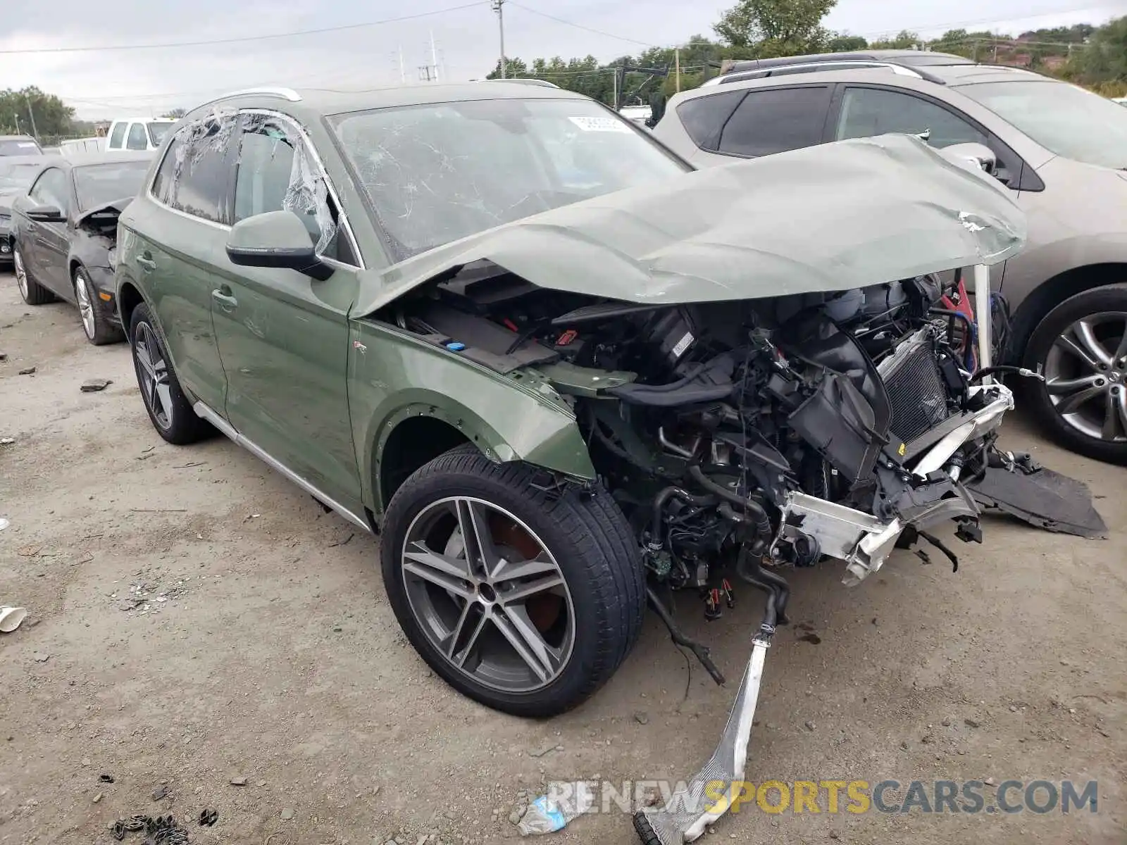 1 Photograph of a damaged car WA1E2AFY1M2048596 AUDI Q5 2021