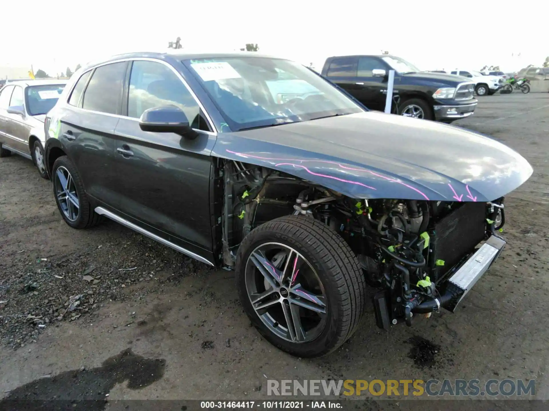 1 Photograph of a damaged car WA1E2AFY2M2081994 AUDI Q5 2021