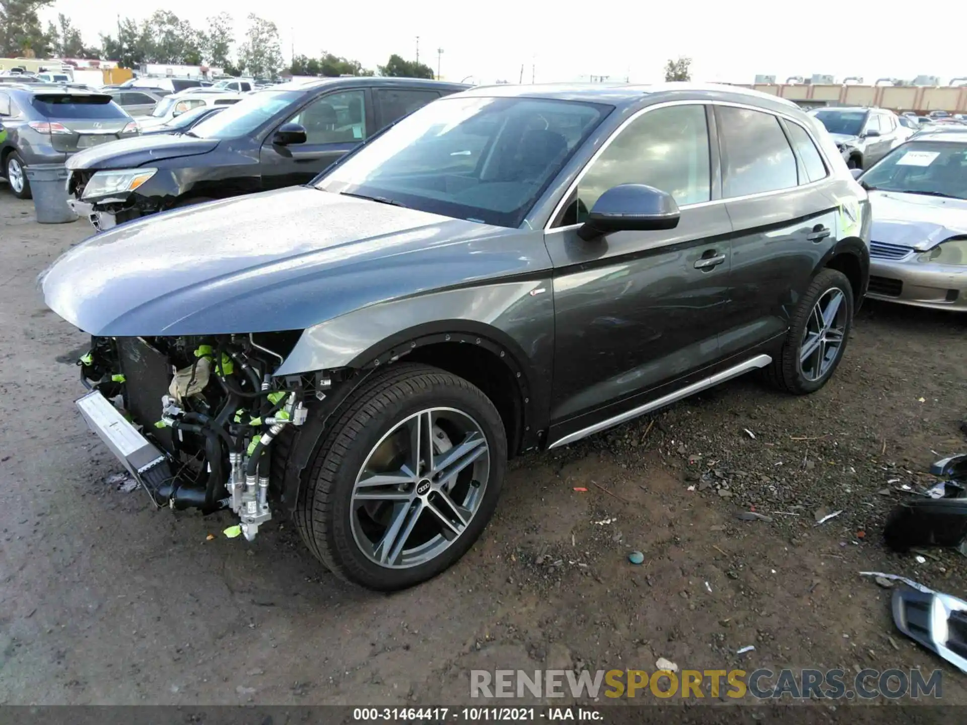 2 Фотография поврежденного автомобиля WA1E2AFY2M2081994 AUDI Q5 2021