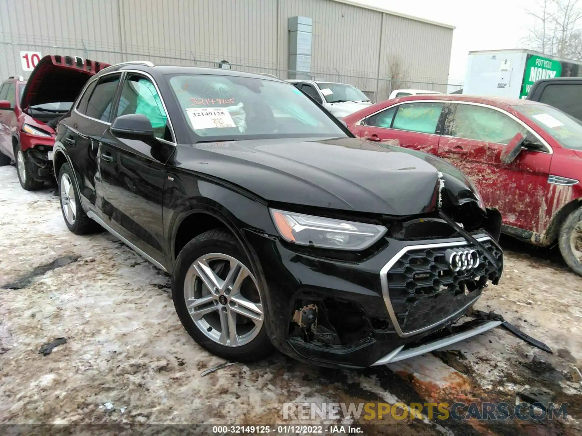 1 Photograph of a damaged car WA1E2AFY3M2116350 AUDI Q5 2021