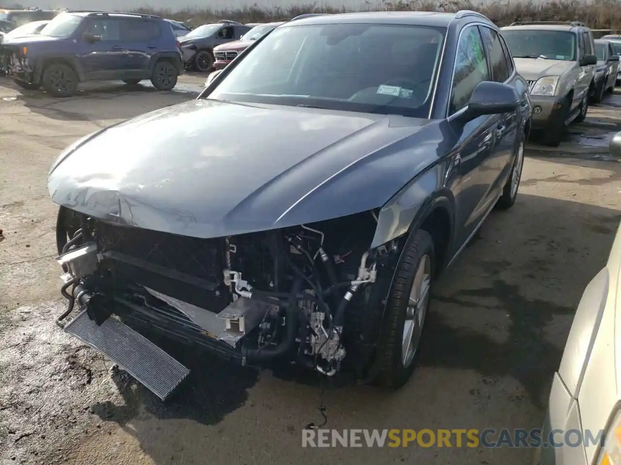 2 Photograph of a damaged car WA1E2AFY4M2130905 AUDI Q5 2021