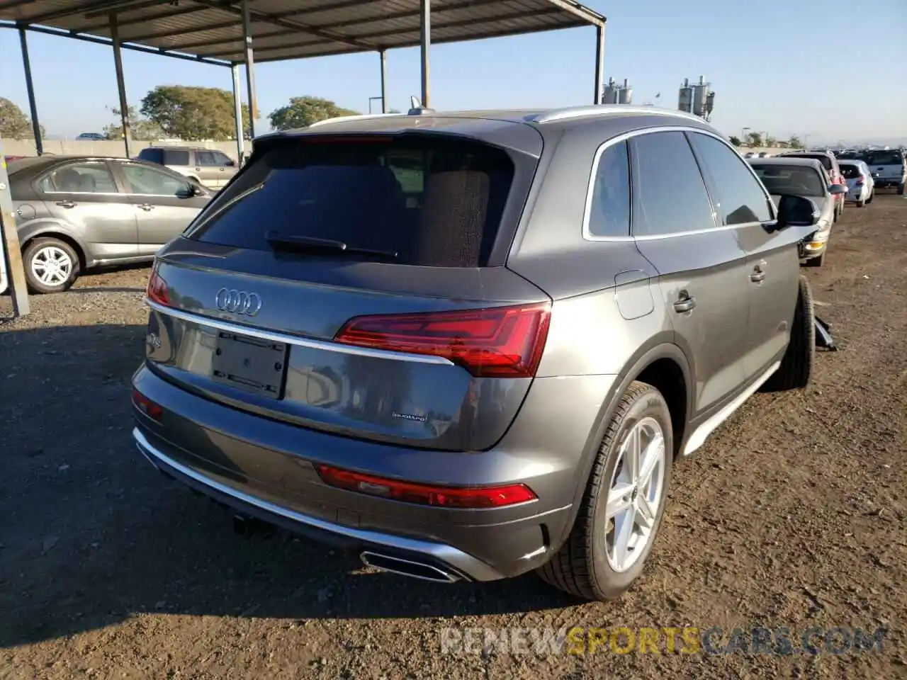 4 Фотография поврежденного автомобиля WA1E2AFY5M2055860 AUDI Q5 2021