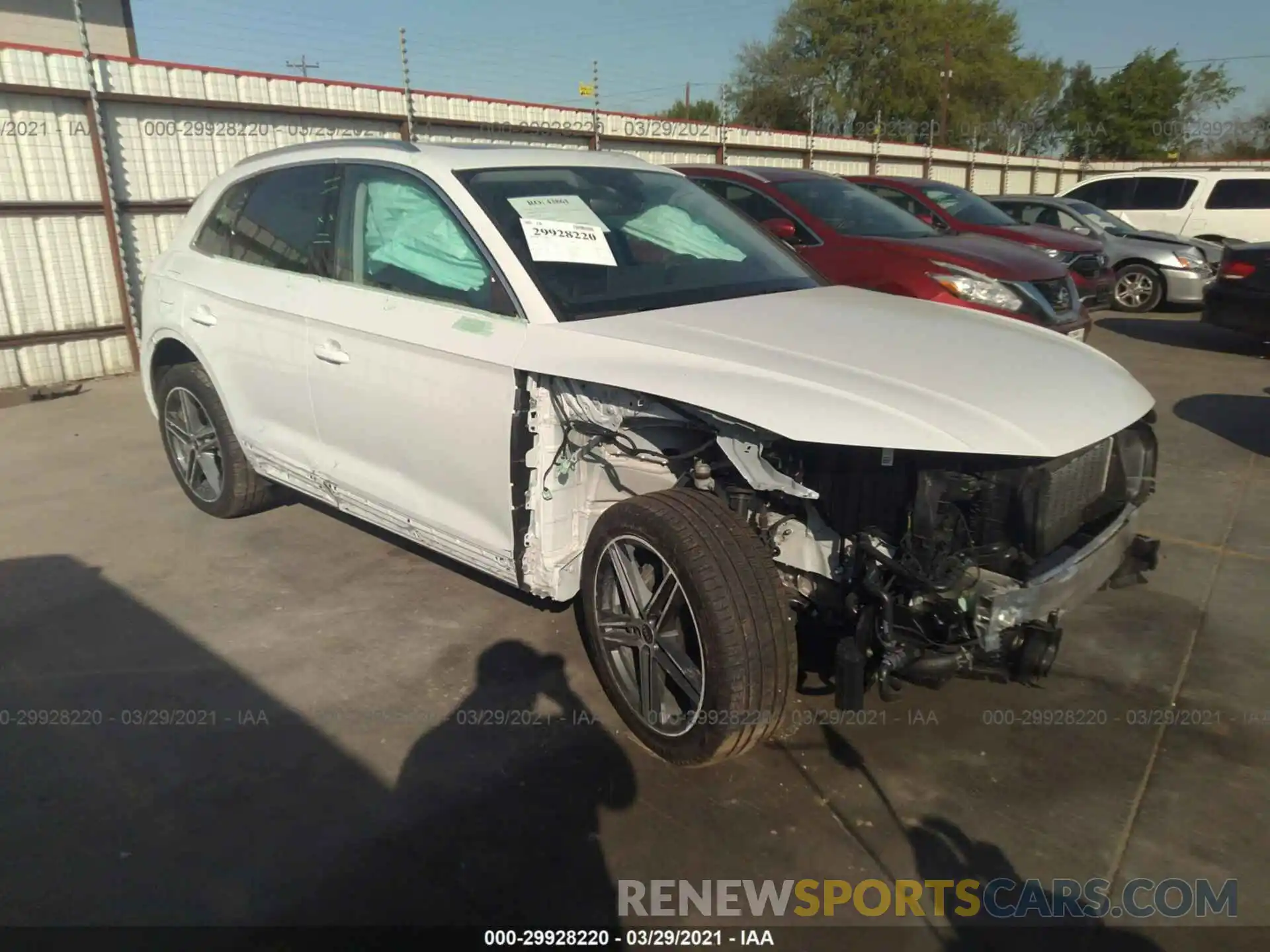 1 Photograph of a damaged car WA1E2AFY6M2024715 AUDI Q5 2021