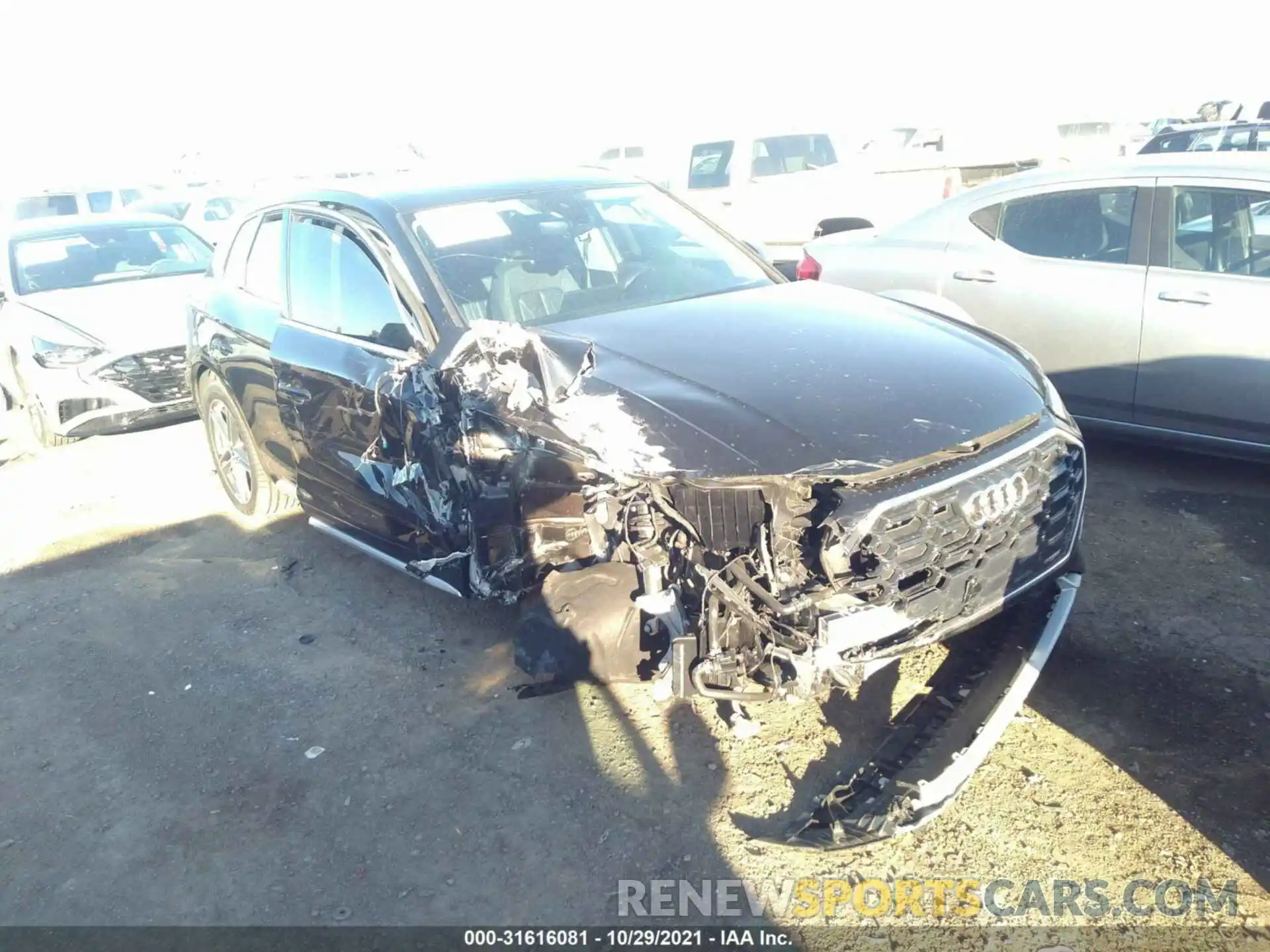 1 Photograph of a damaged car WA1E2AFY7M2043113 AUDI Q5 2021