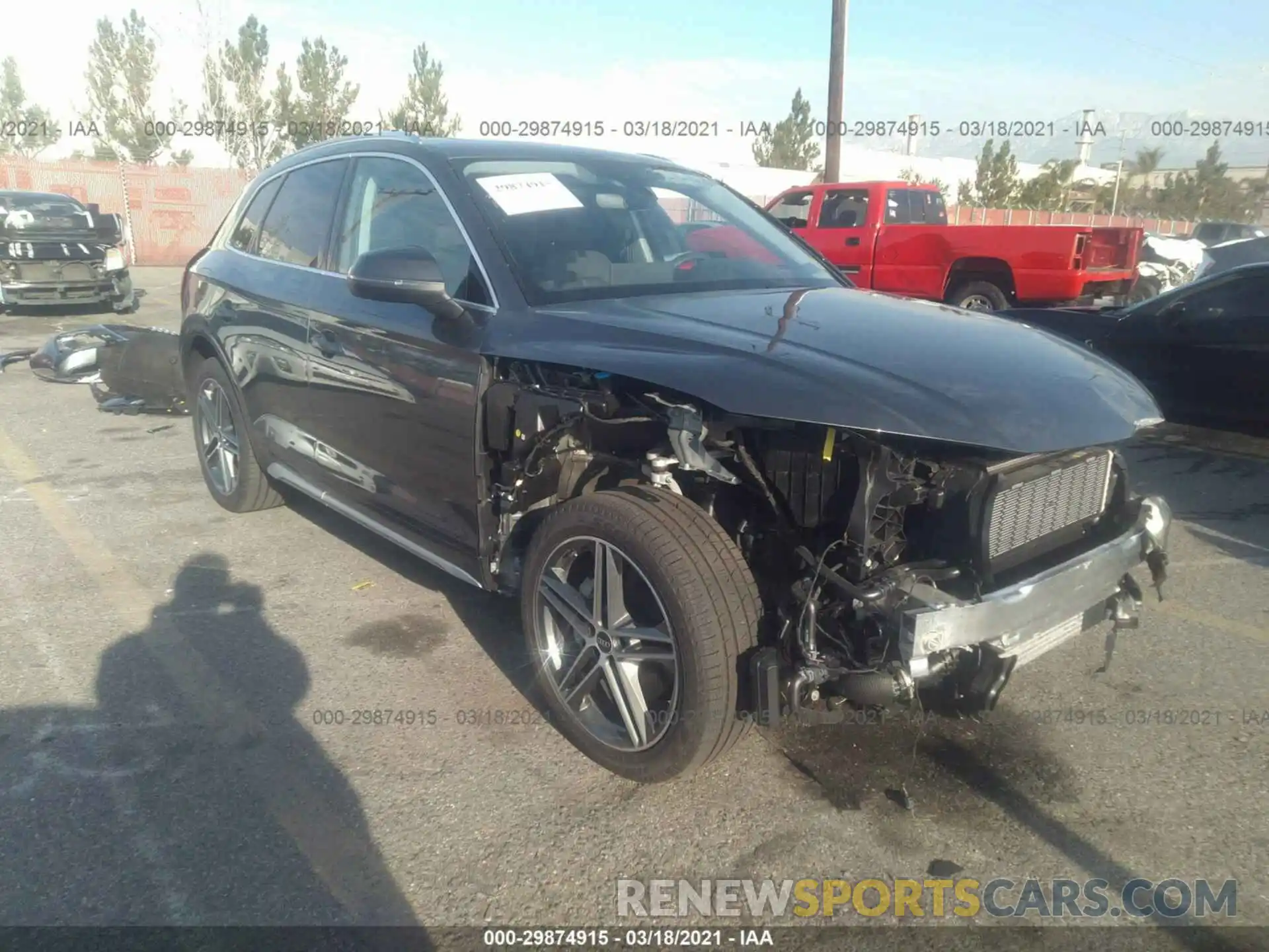 1 Photograph of a damaged car WA1E2AFY9M2005429 AUDI Q5 2021