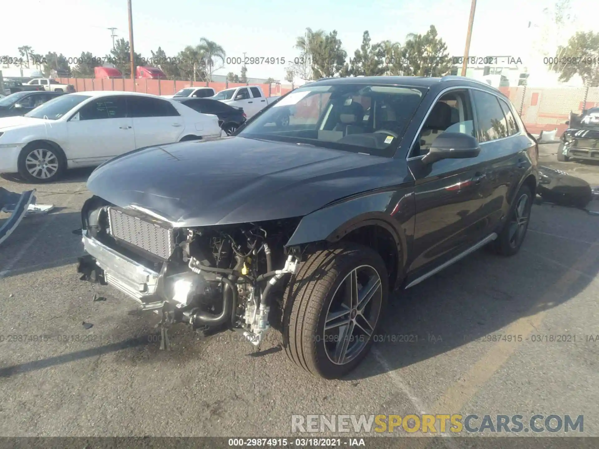 2 Photograph of a damaged car WA1E2AFY9M2005429 AUDI Q5 2021