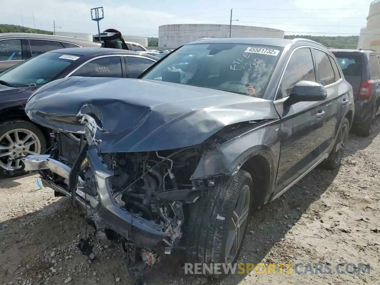 2 Фотография поврежденного автомобиля WA1E2AFY9M2101707 AUDI Q5 2021