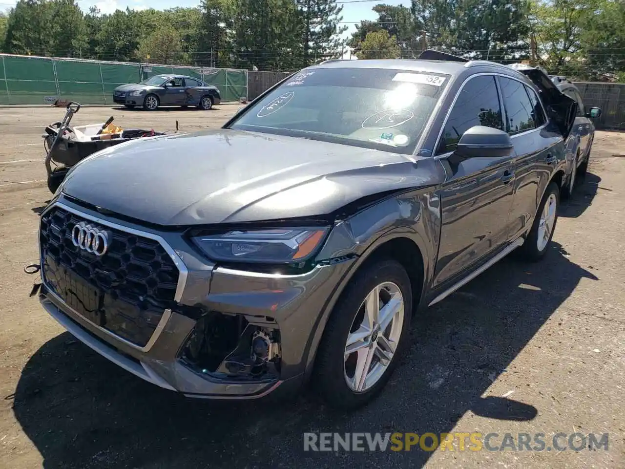 2 Photograph of a damaged car WA1E2AFYXM2041761 AUDI Q5 2021