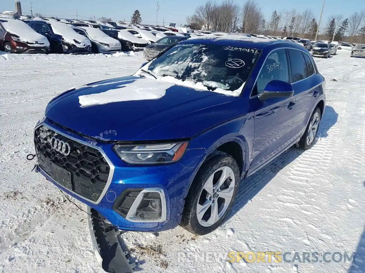 2 Фотография поврежденного автомобиля WA1EAAFY2M2028831 AUDI Q5 2021