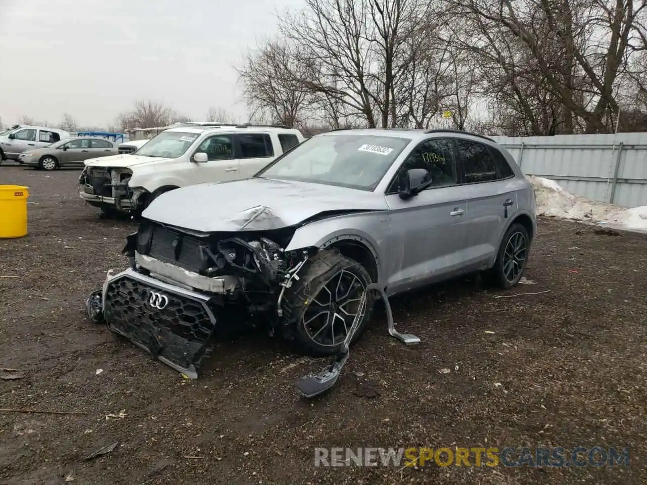 2 Фотография поврежденного автомобиля WA1EAAFY2M2077527 AUDI Q5 2021