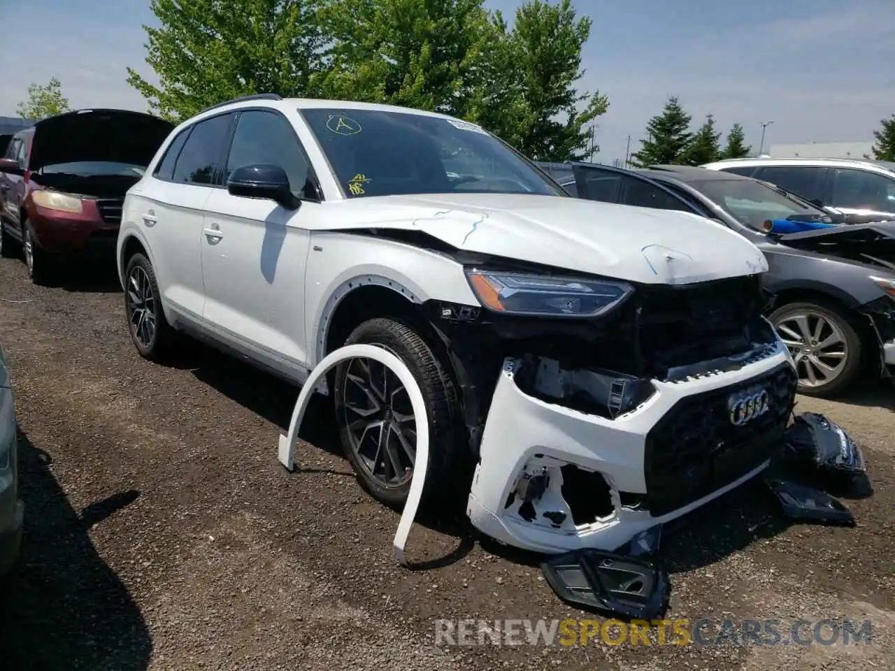 1 Photograph of a damaged car WA1EAAFY6M2113218 AUDI Q5 2021