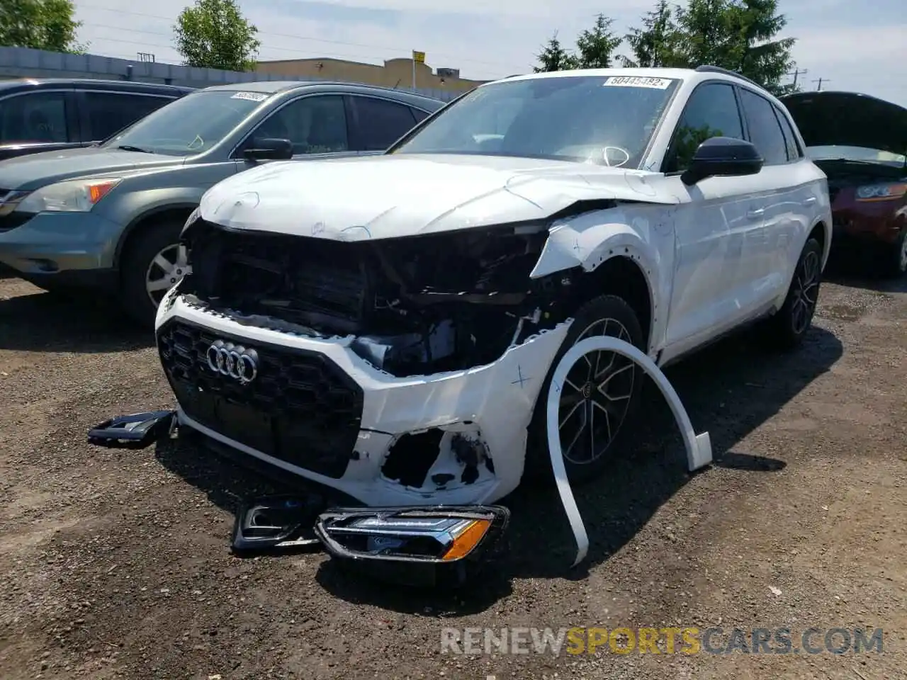 2 Photograph of a damaged car WA1EAAFY6M2113218 AUDI Q5 2021