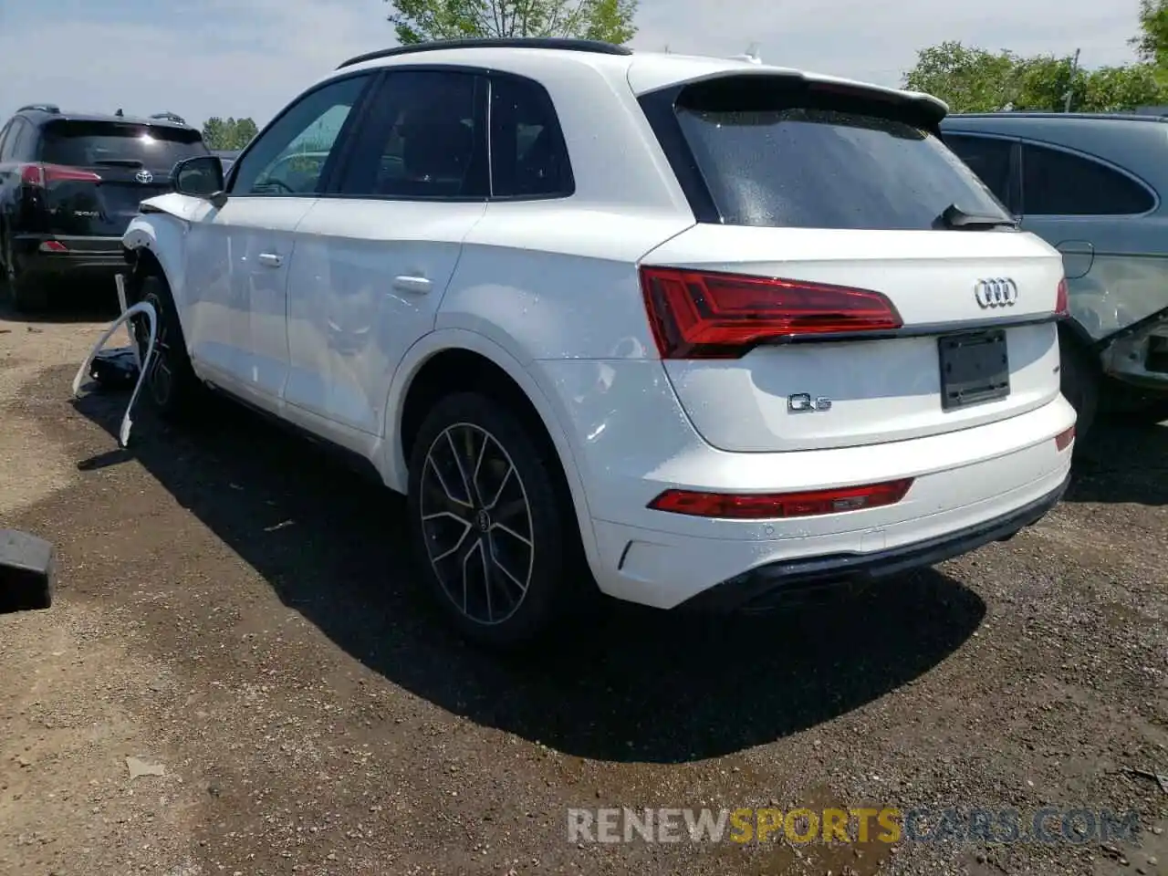 3 Фотография поврежденного автомобиля WA1EAAFY6M2113218 AUDI Q5 2021