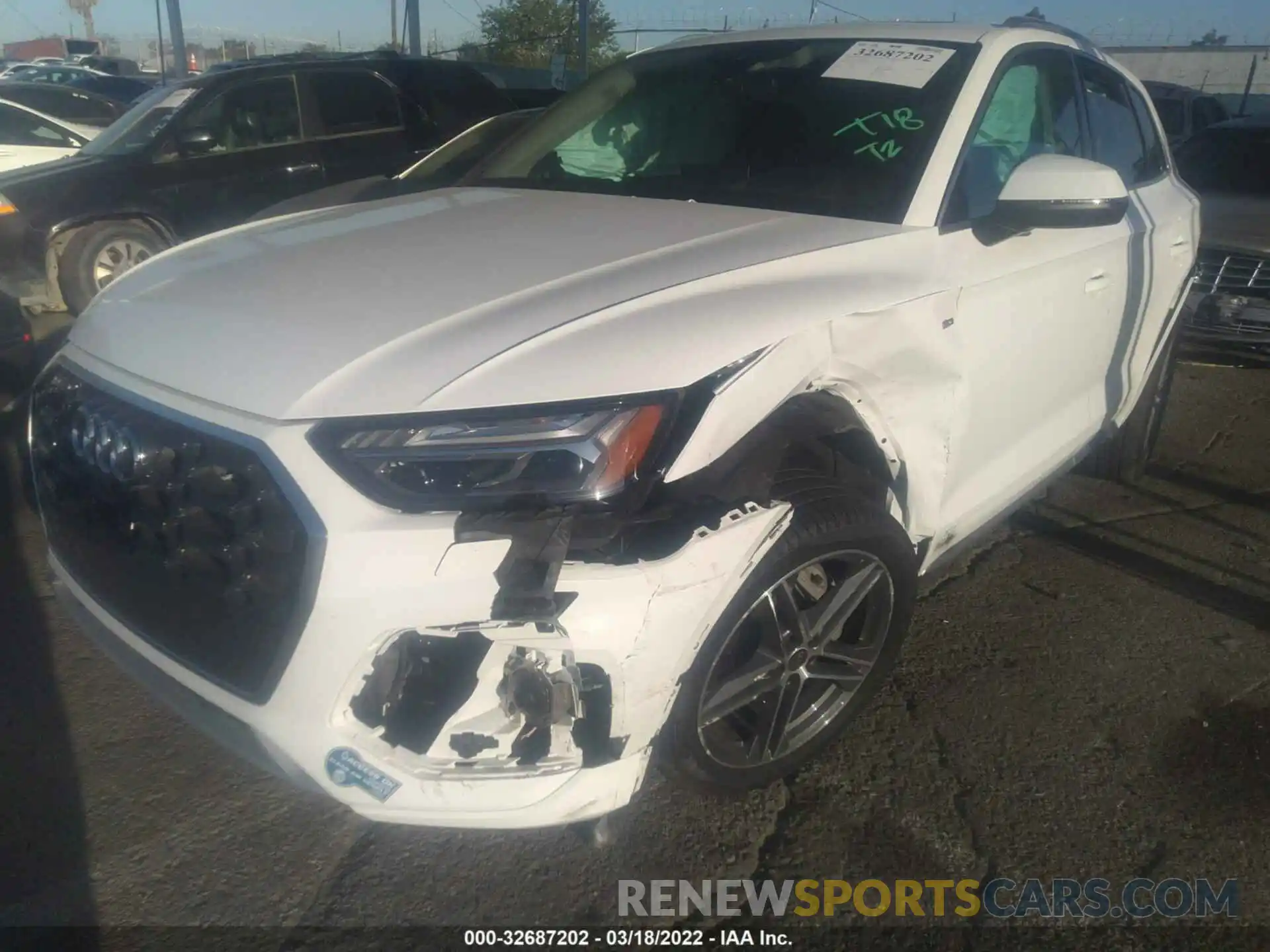 2 Photograph of a damaged car WA1F2AFY1M2044147 AUDI Q5 2021