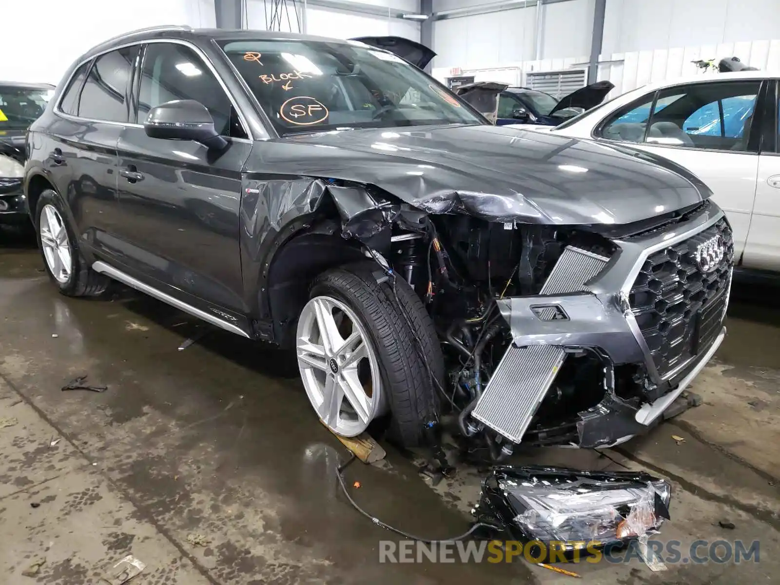 1 Photograph of a damaged car WA1F2AFY7M2069280 AUDI Q5 2021