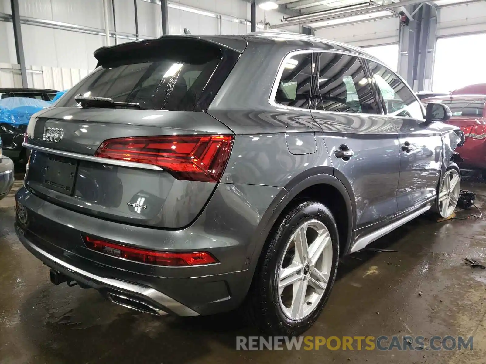 4 Фотография поврежденного автомобиля WA1F2AFY7M2069280 AUDI Q5 2021