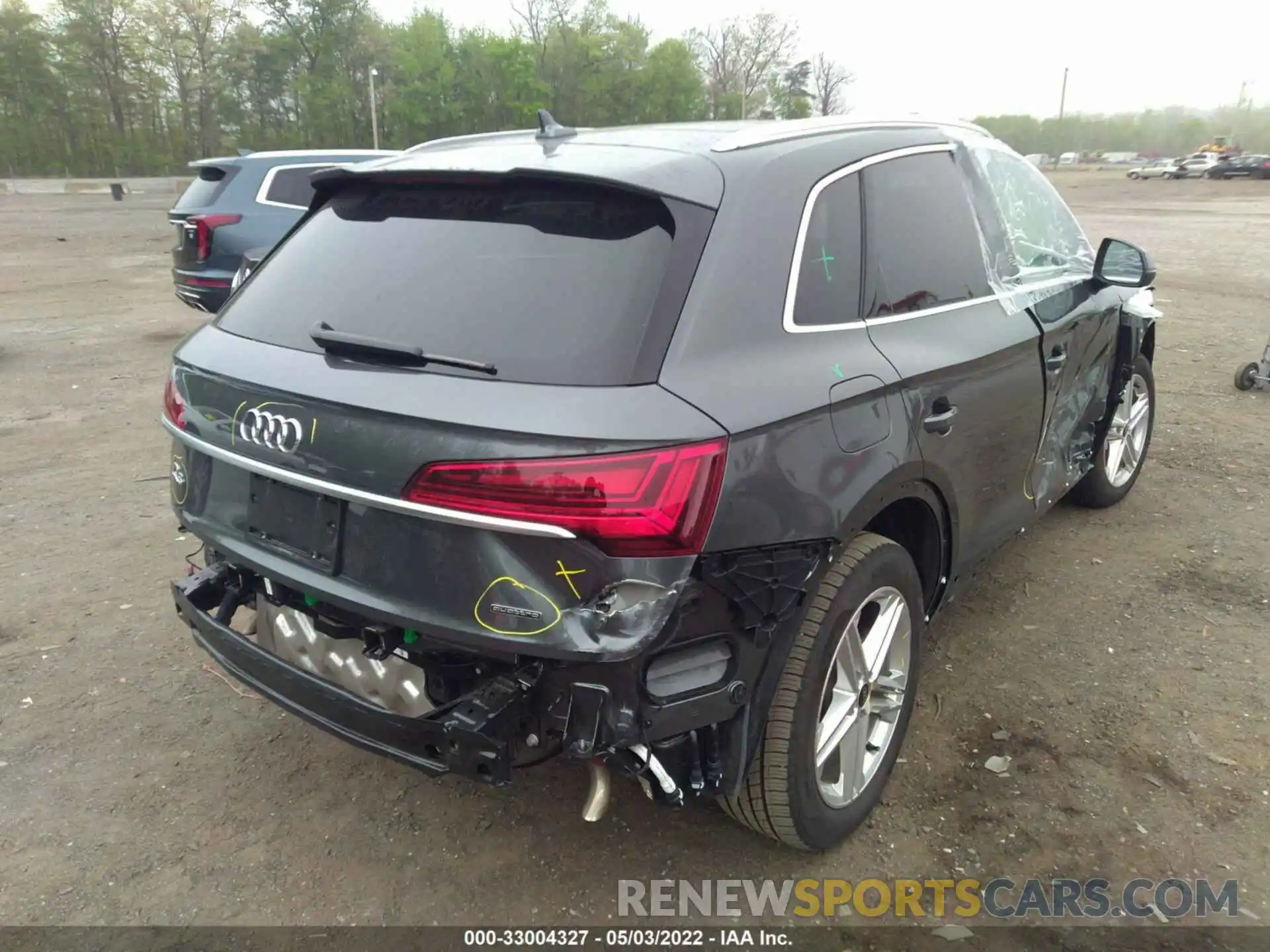 4 Фотография поврежденного автомобиля WA1G2AFY4M2113014 AUDI Q5 2021