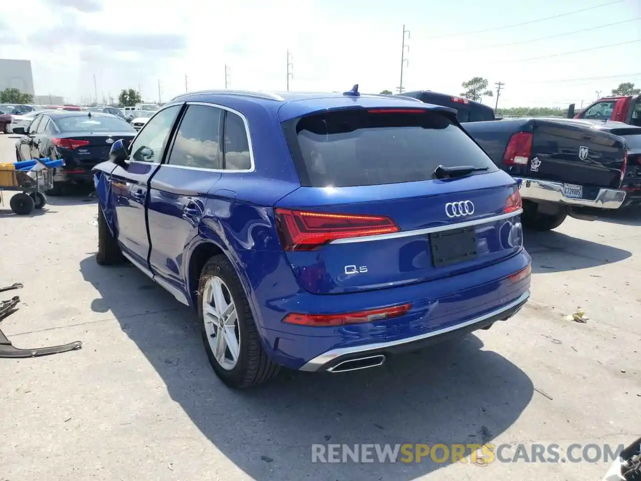 3 Фотография поврежденного автомобиля WA1G2AFY7M2139168 AUDI Q5 2021