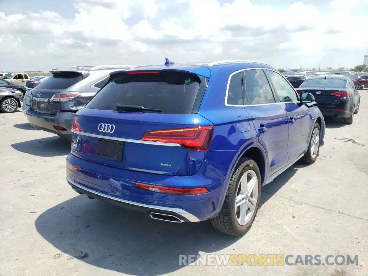 4 Фотография поврежденного автомобиля WA1G2AFY7M2139168 AUDI Q5 2021