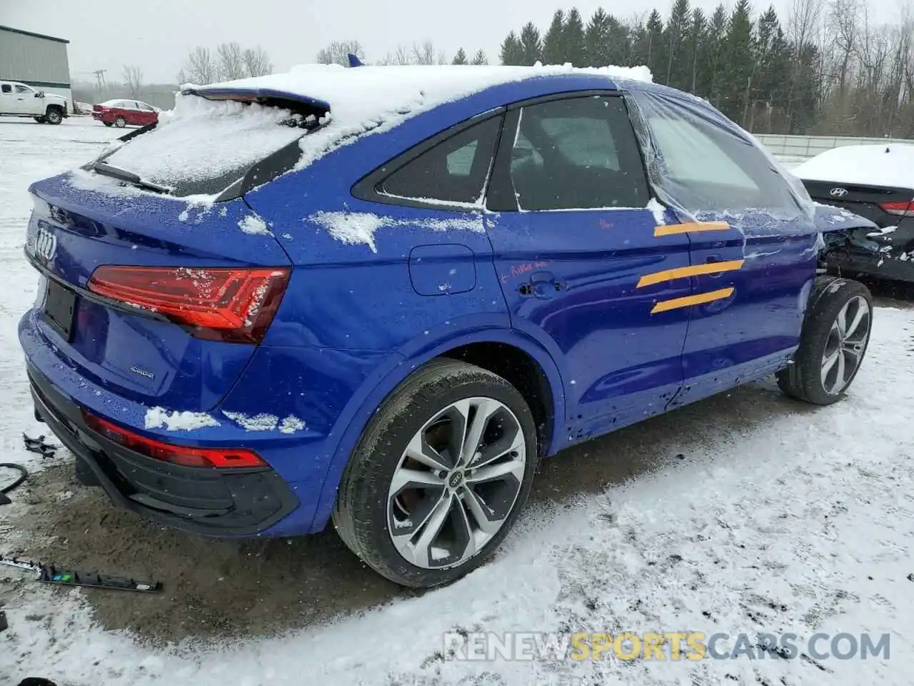 3 Фотография поврежденного автомобиля WA15AAFY7N2120535 AUDI Q5 2022