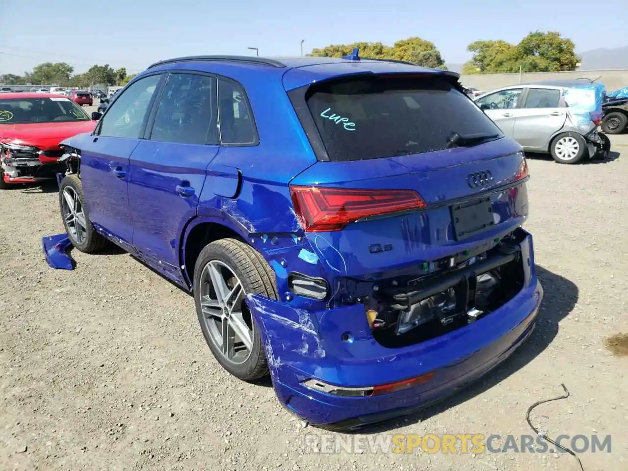 3 Фотография поврежденного автомобиля WA1E2AFY8N2061637 AUDI Q5 2022