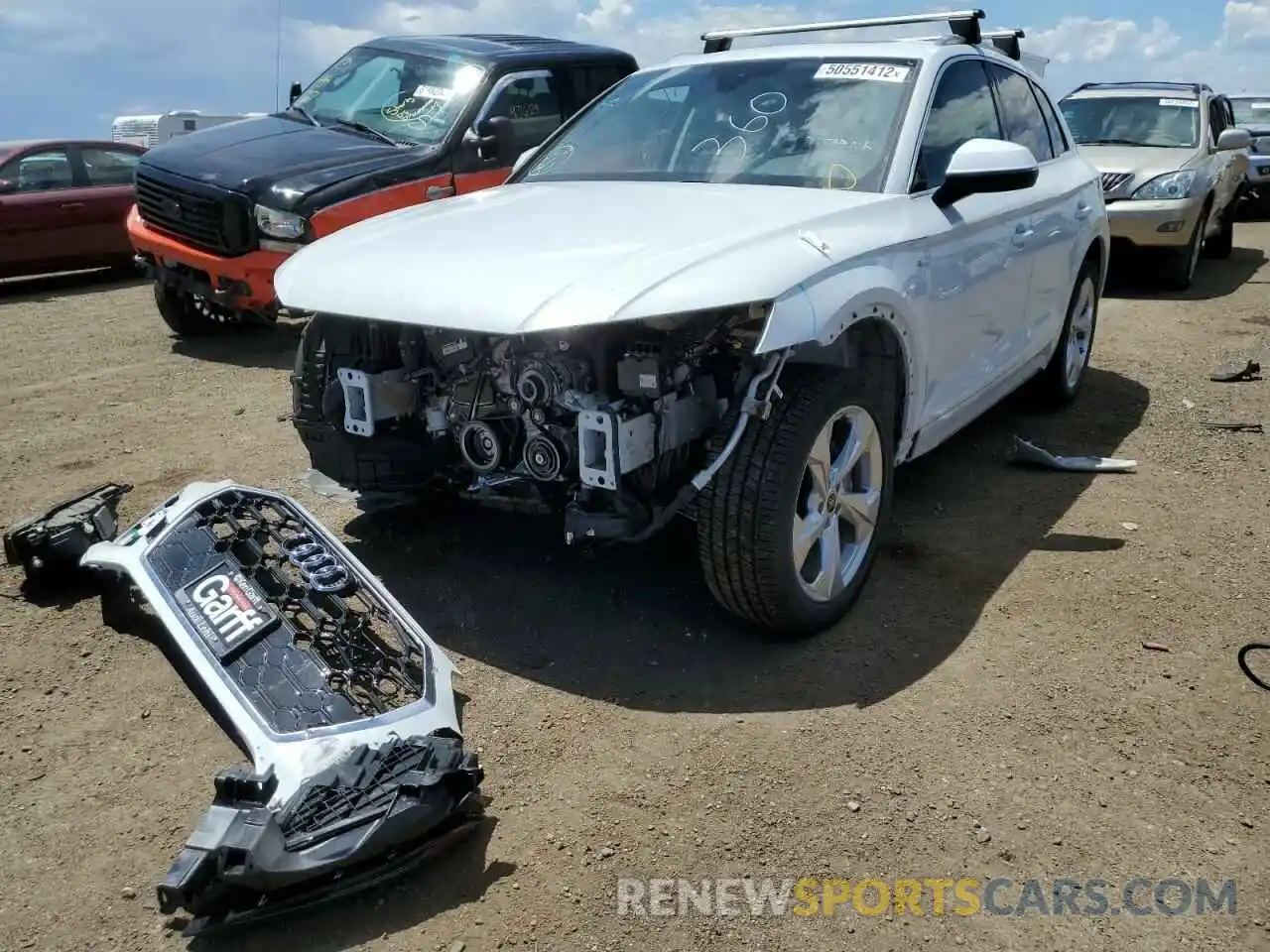 2 Photograph of a damaged car WA1EAAFY2N2053293 AUDI Q5 2022