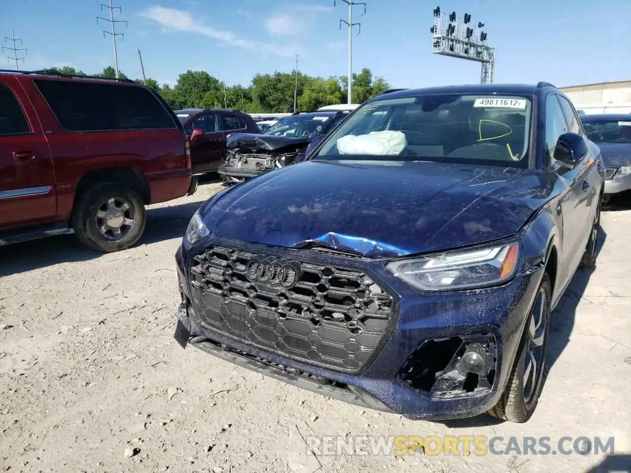 2 Photograph of a damaged car WA1EAAFY3N2077960 AUDI Q5 2022