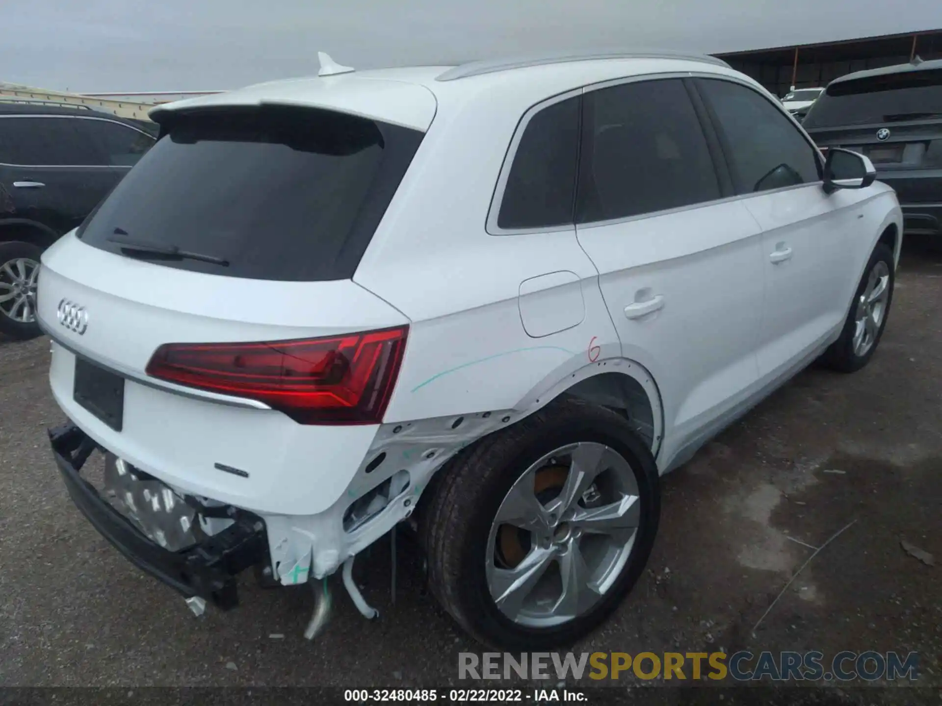 4 Фотография поврежденного автомобиля WA1EAAFY5N2008395 AUDI Q5 2022