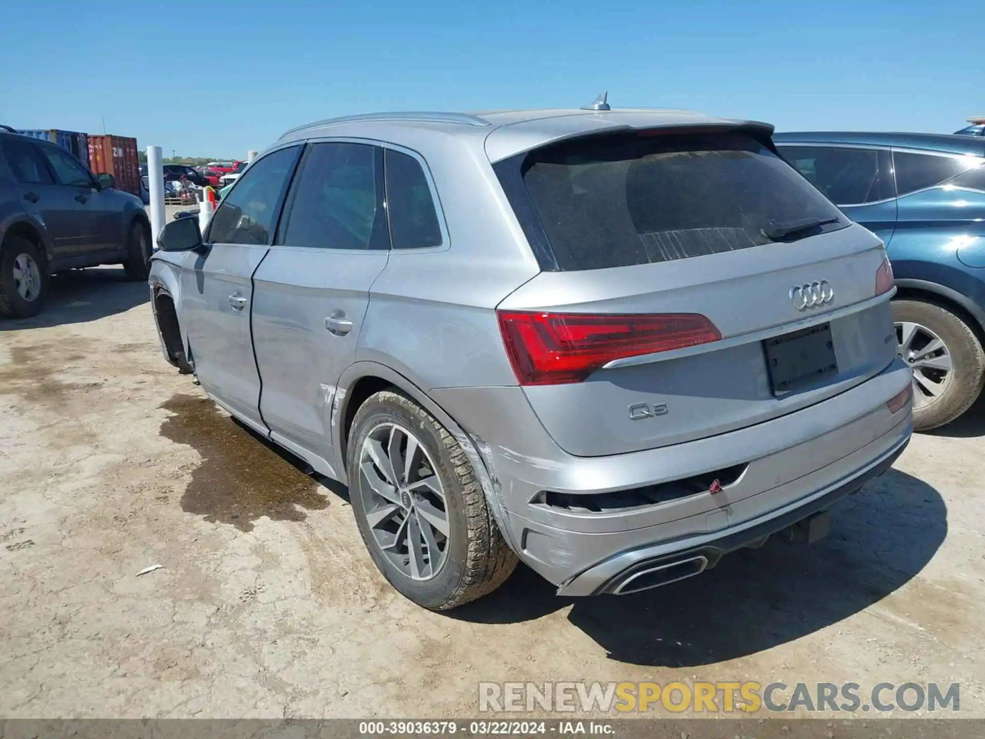 3 Фотография поврежденного автомобиля WA1EAAFY6N2115200 AUDI Q5 2022