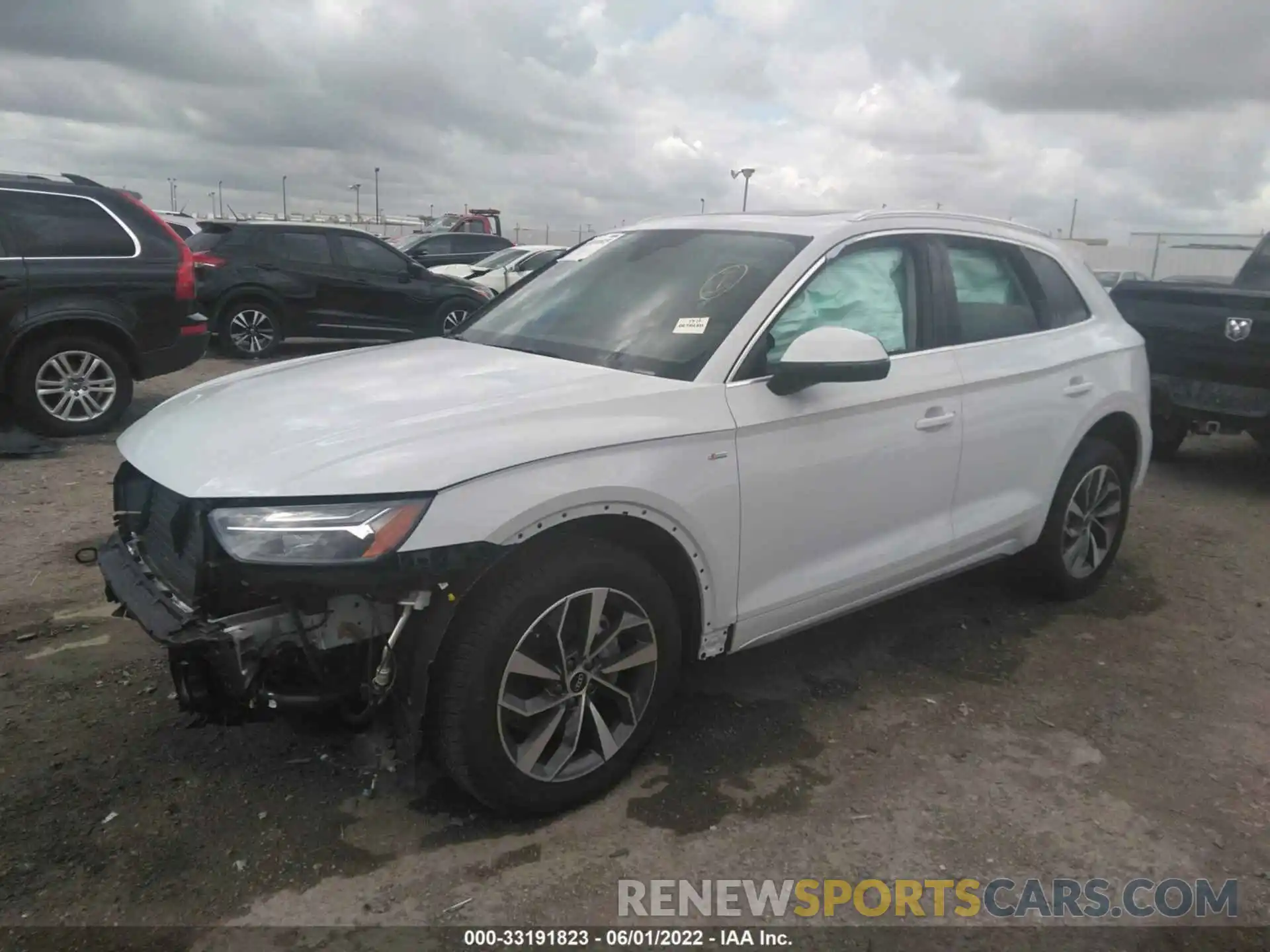 2 Фотография поврежденного автомобиля WA1EAAFY7N2068338 AUDI Q5 2022