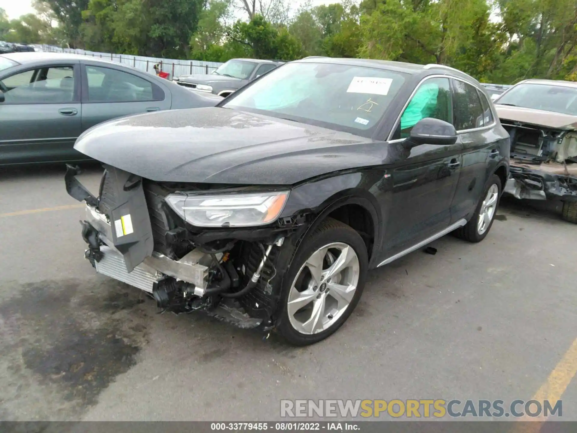 2 Photograph of a damaged car WA1EAAFY8N2015860 AUDI Q5 2022