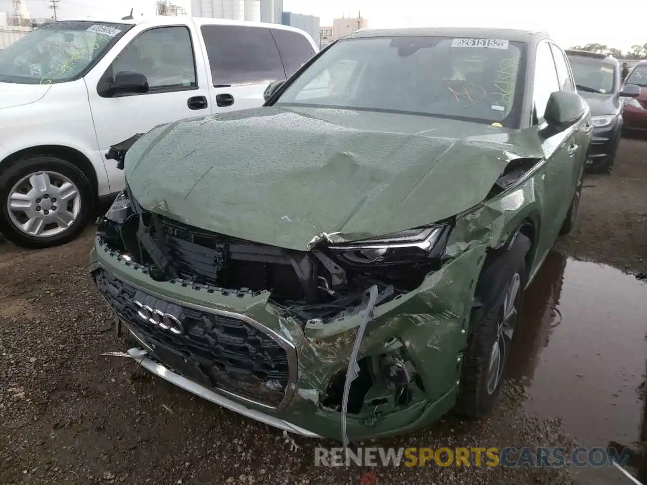 2 Photograph of a damaged car WA1EAAFY8N2086346 AUDI Q5 2022