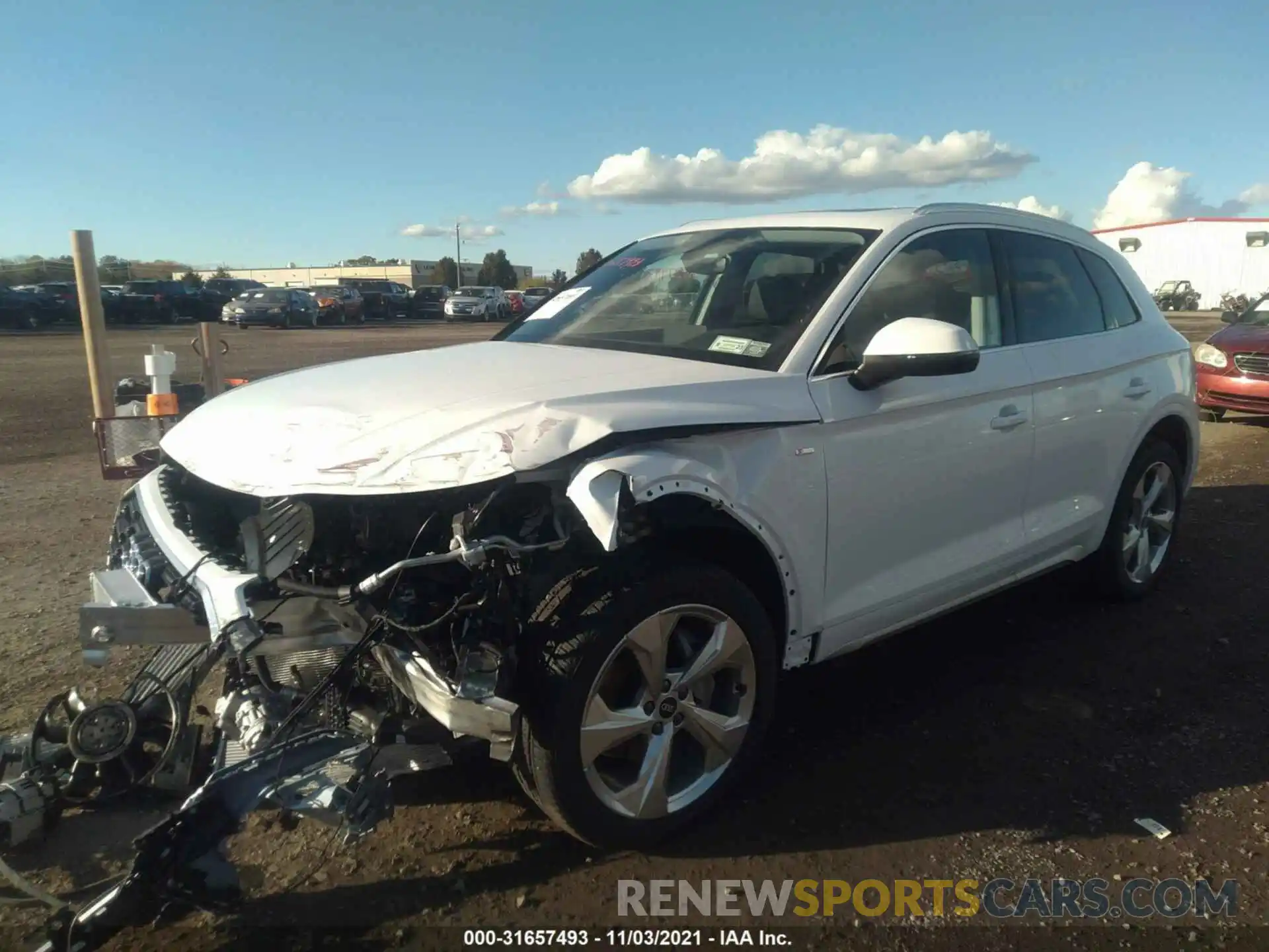 2 Photograph of a damaged car WA1EAAFY9N2007847 AUDI Q5 2022