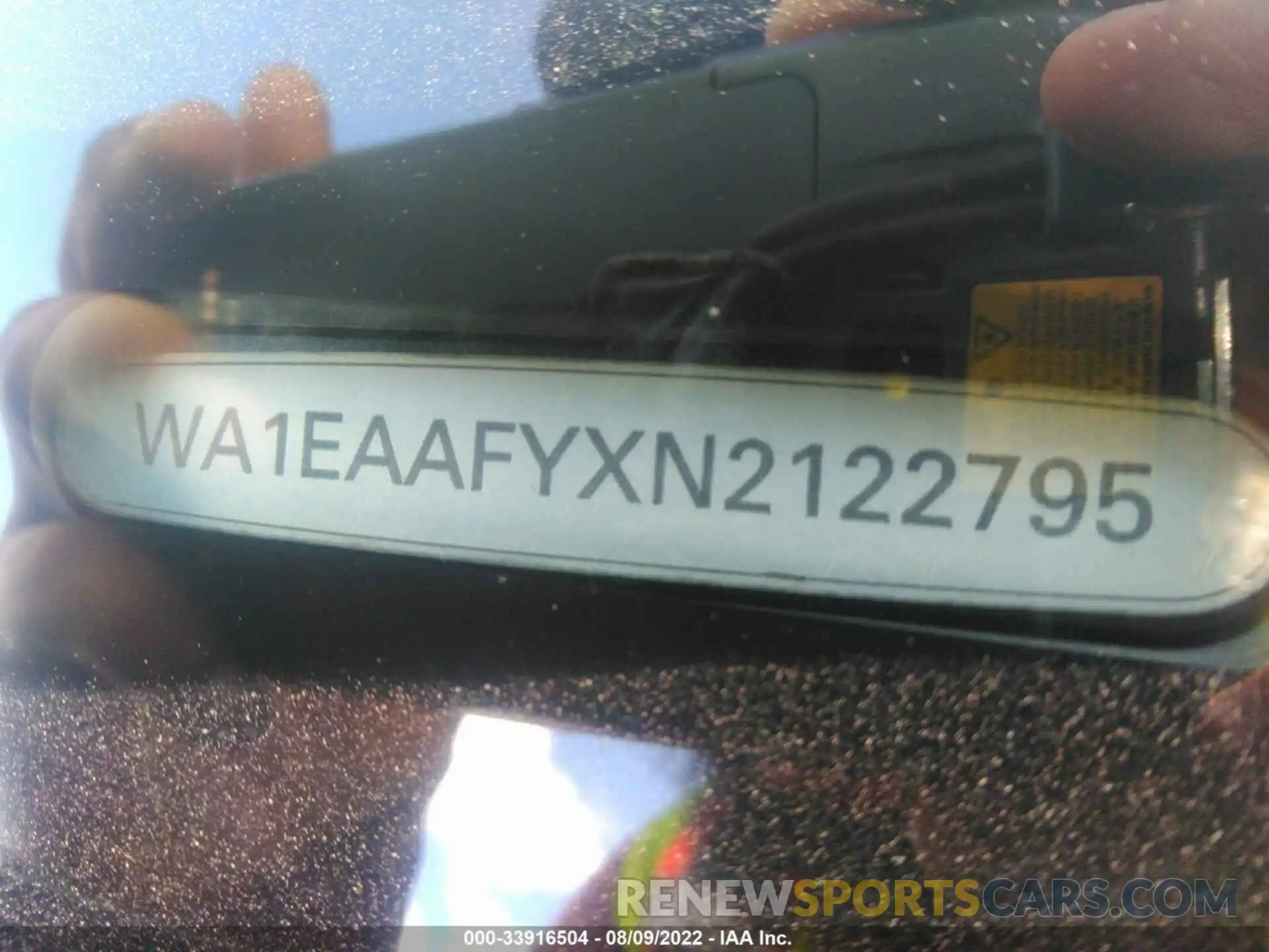 9 Photograph of a damaged car WA1EAAFYXN2122795 AUDI Q5 2022