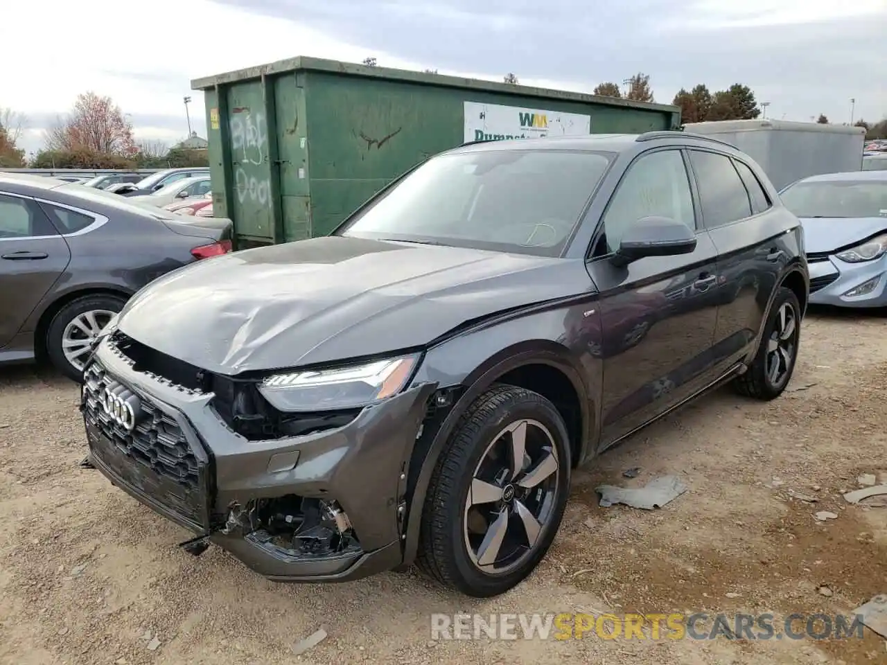 2 Photograph of a damaged car WA1FAAFY2N2000680 AUDI Q5 2022