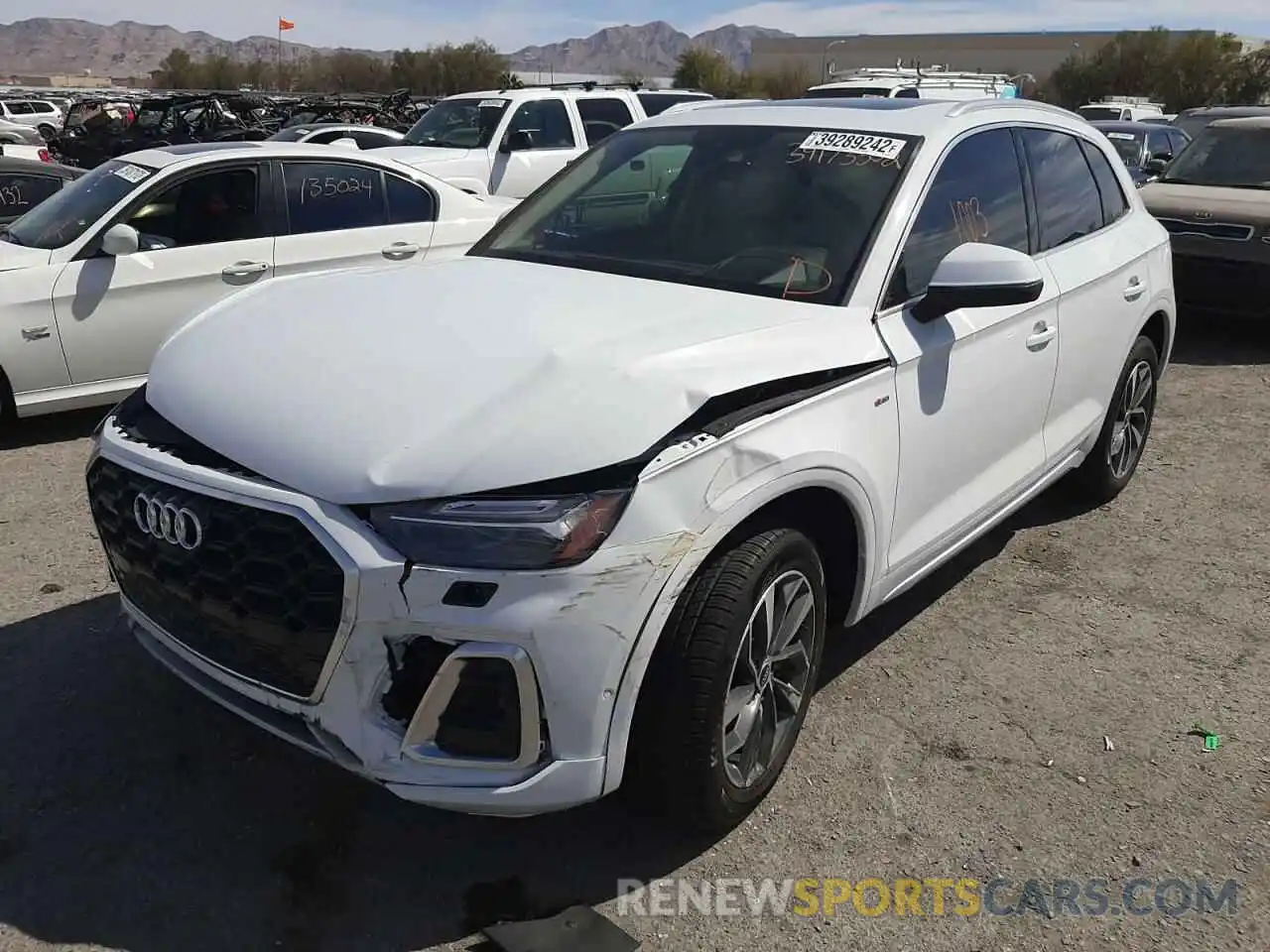 2 Photograph of a damaged car WA1FAAFY2N2054237 AUDI Q5 2022