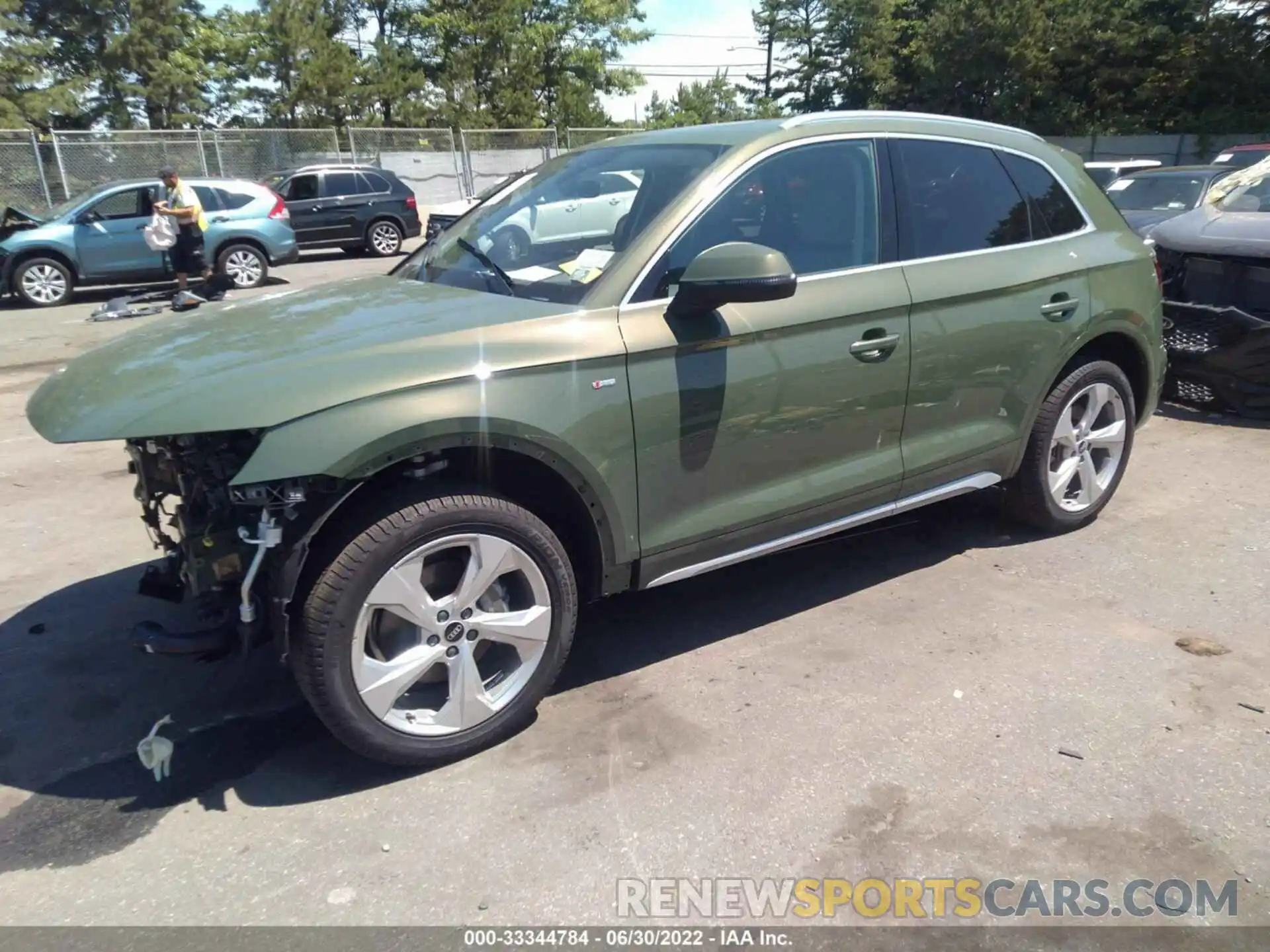 2 Фотография поврежденного автомобиля WA1FAAFY3N2004768 AUDI Q5 2022