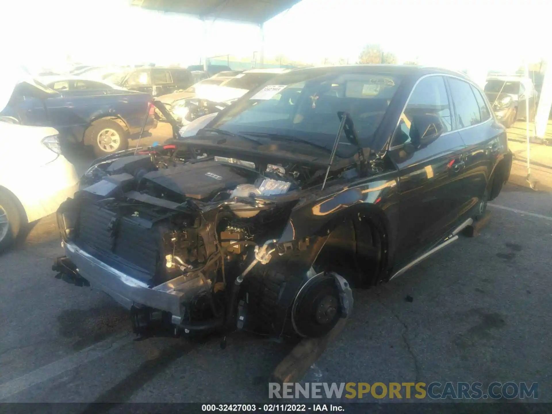 2 Photograph of a damaged car WA1GAAFY0N2014193 AUDI Q5 2022