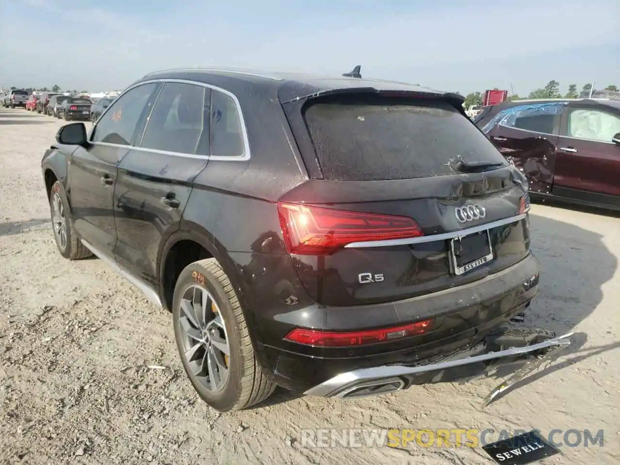 3 Фотография поврежденного автомобиля WA1GAAFY1N2028748 AUDI Q5 2022