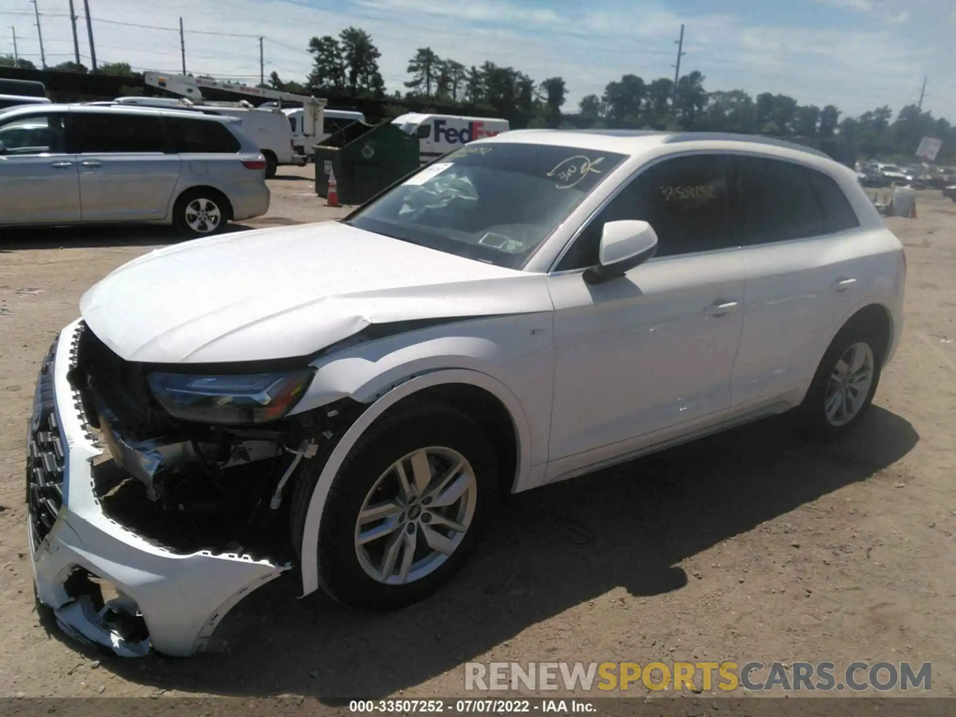 2 Photograph of a damaged car WA1GAAFY5N2026324 AUDI Q5 2022