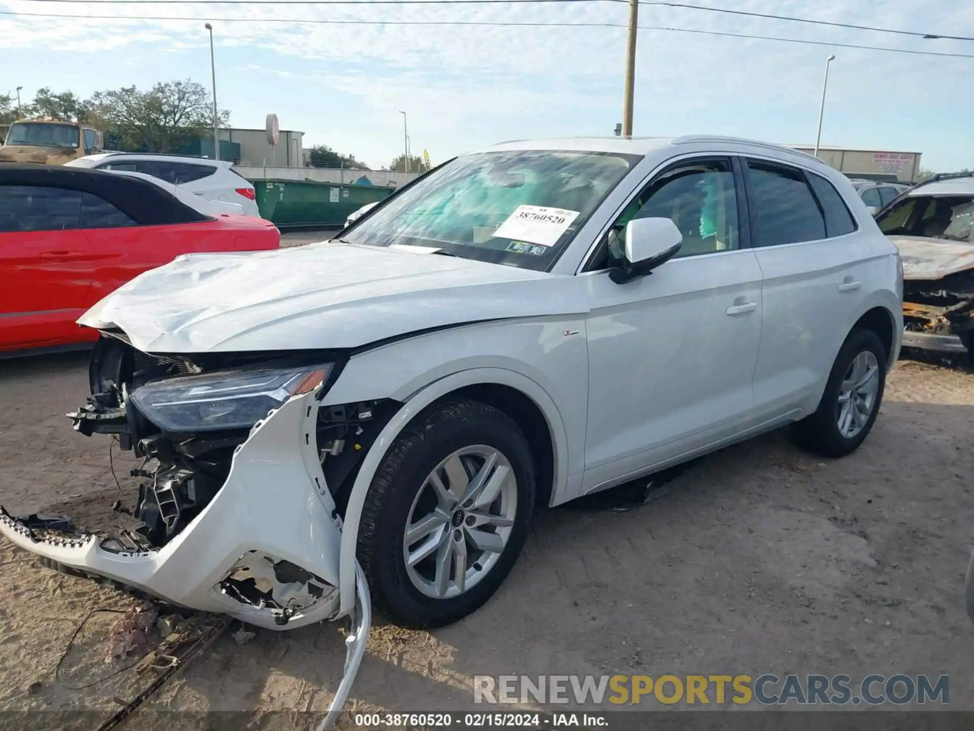 2 Photograph of a damaged car WA1GAAFY5N2086846 AUDI Q5 2022