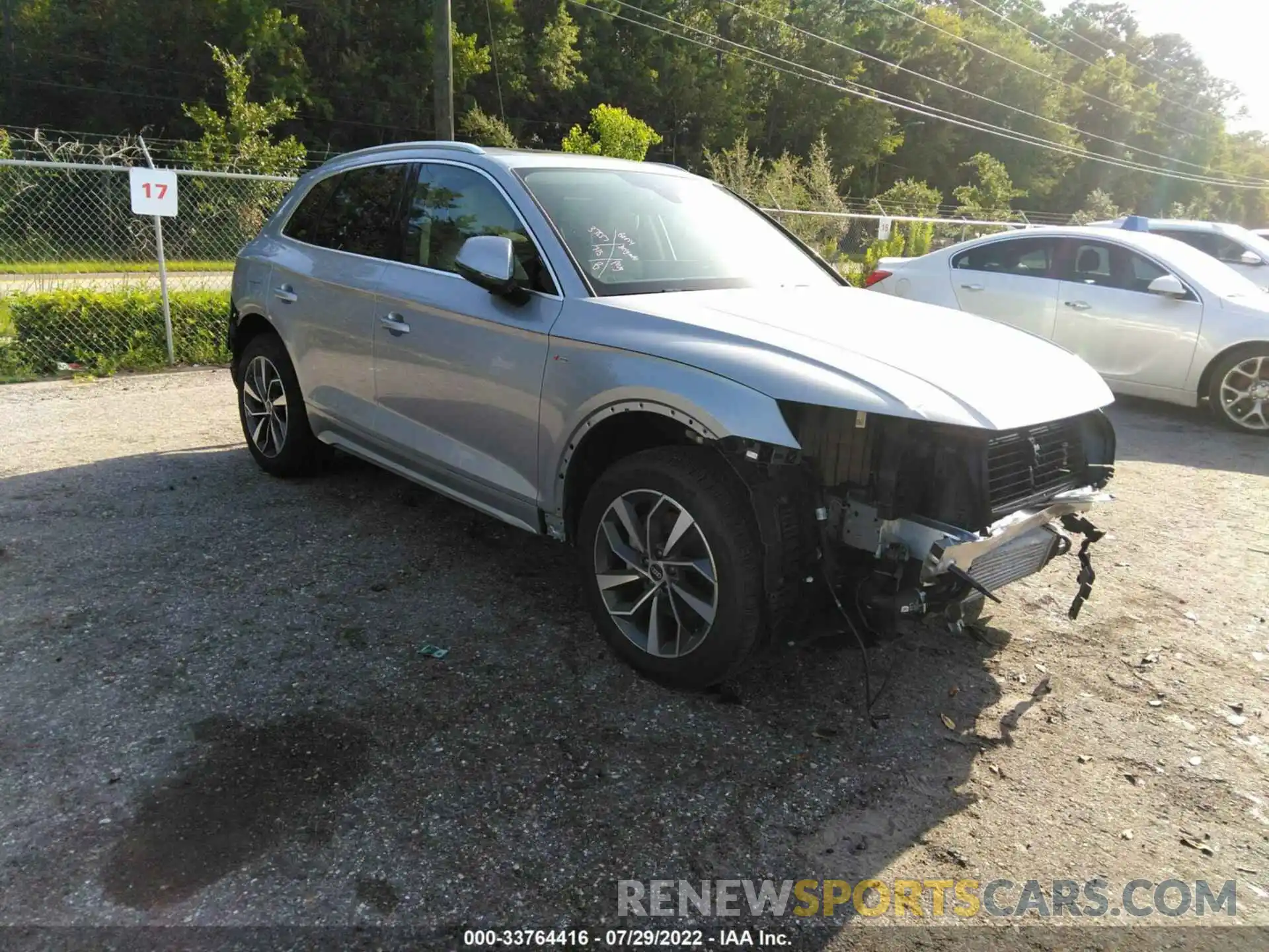 1 Photograph of a damaged car WA1GAAFY7N2027488 AUDI Q5 2022