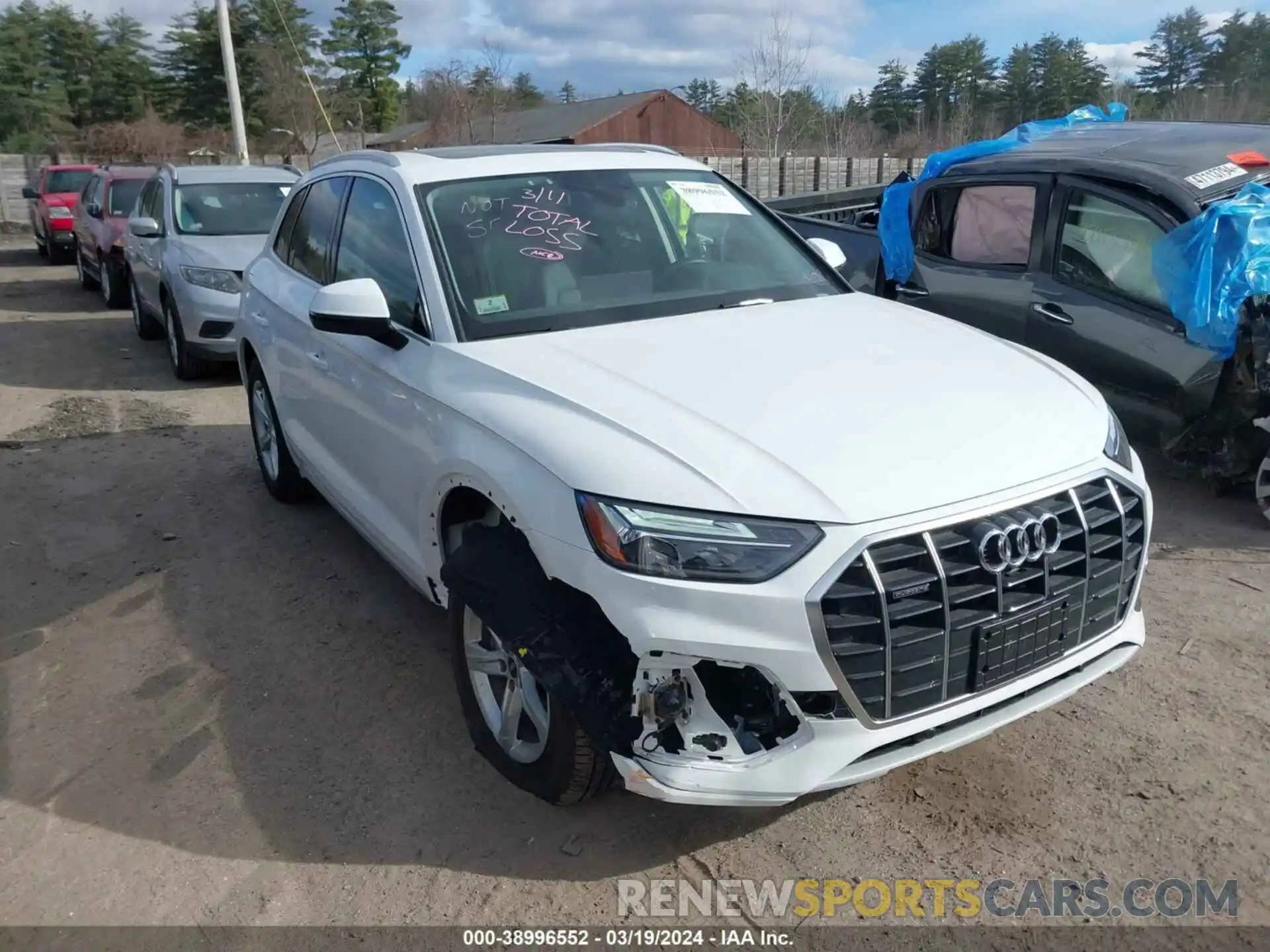 1 Photograph of a damaged car WA1ABAFY9P2086144 AUDI Q5 2023