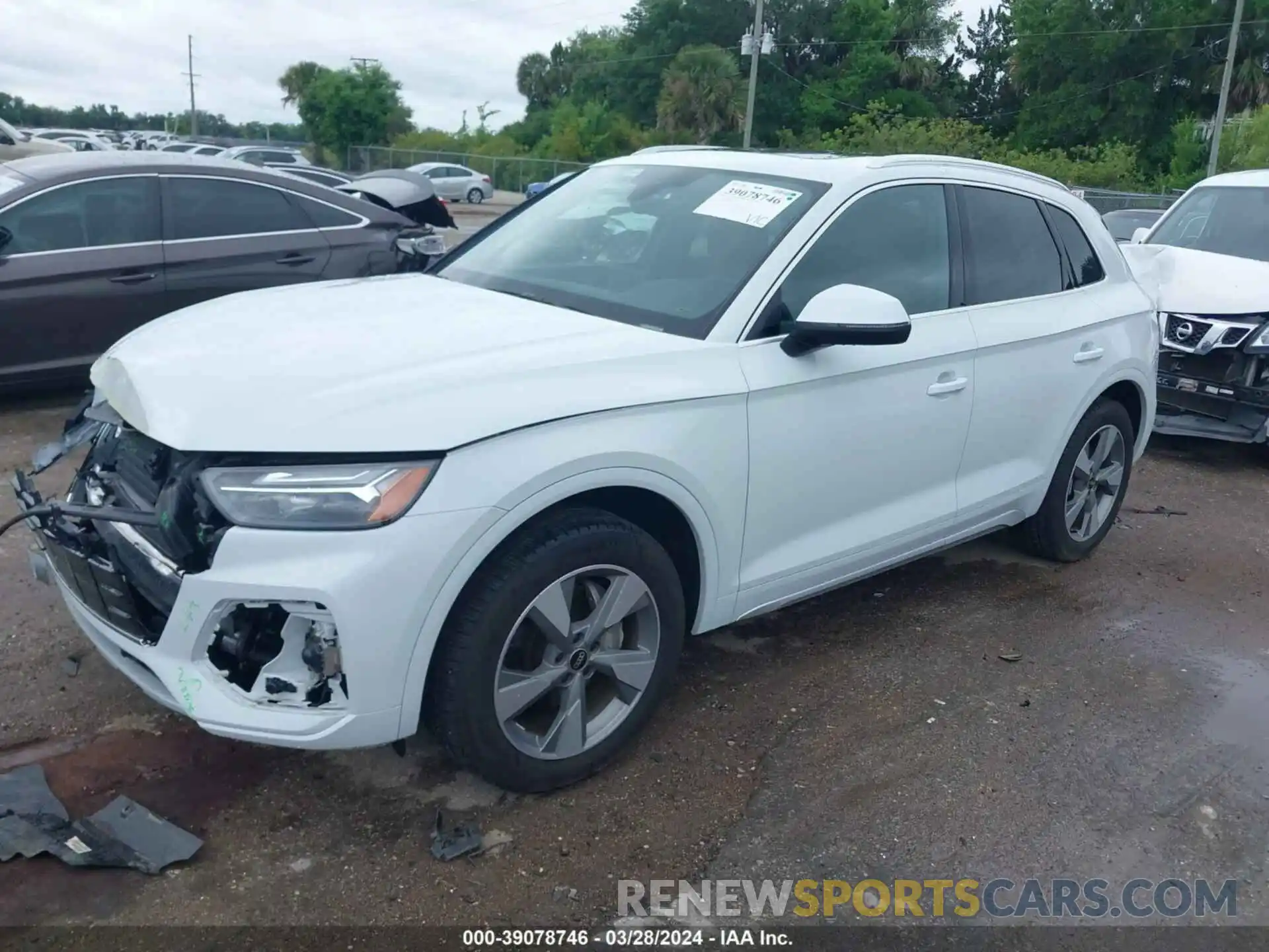 2 Photograph of a damaged car WA1BBAFY0P2085517 AUDI Q5 2023